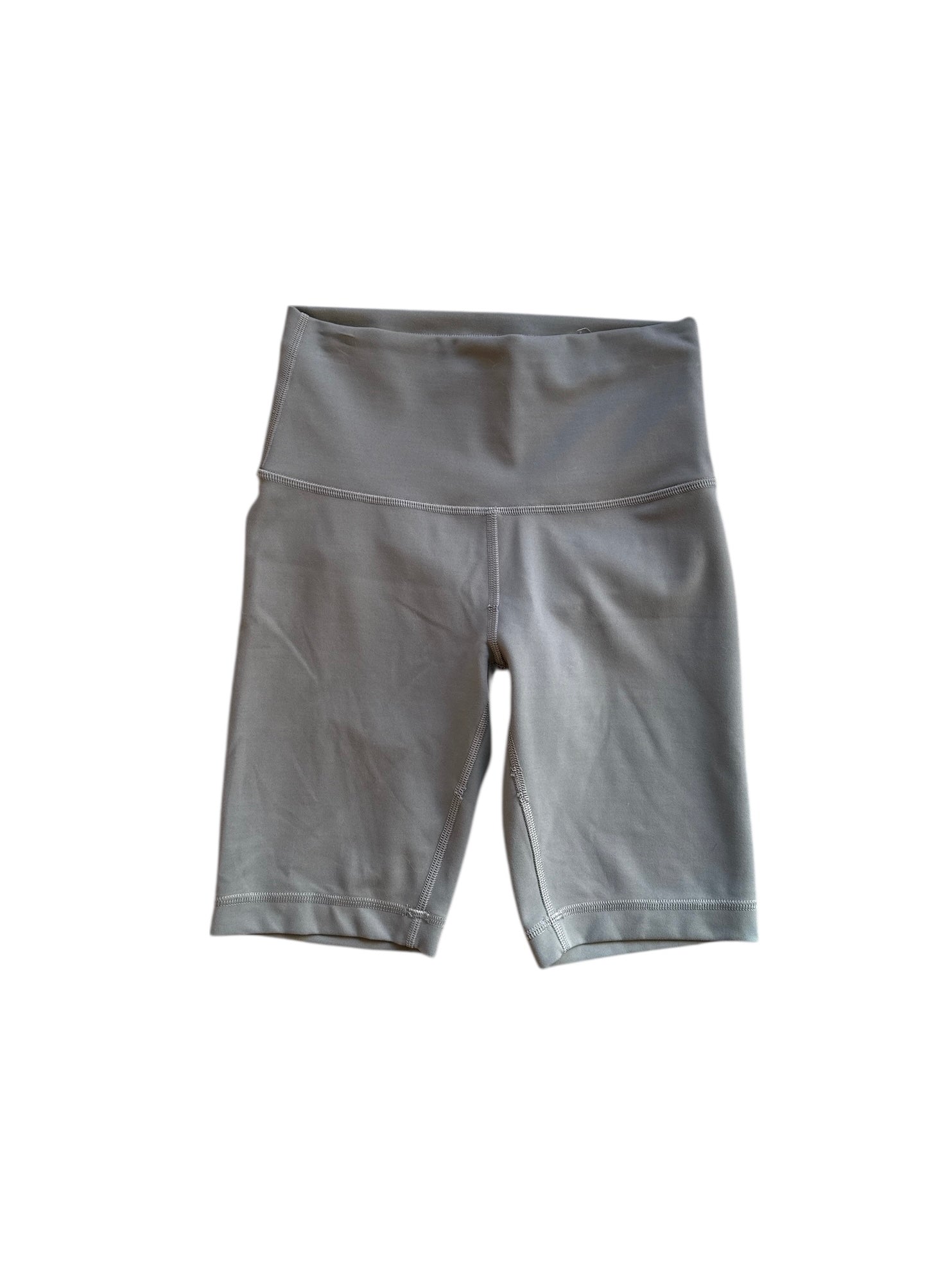 green lululemon bike shorts, 4