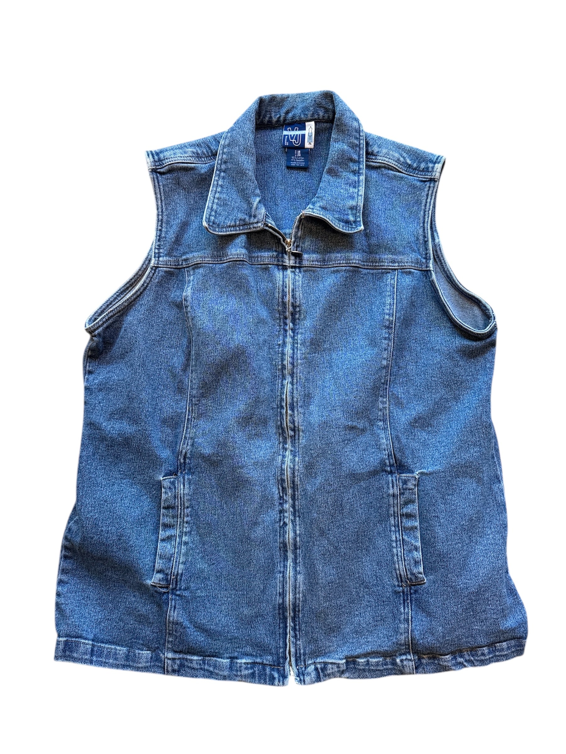 Blue Venezia jeans Denim vest, 18/20