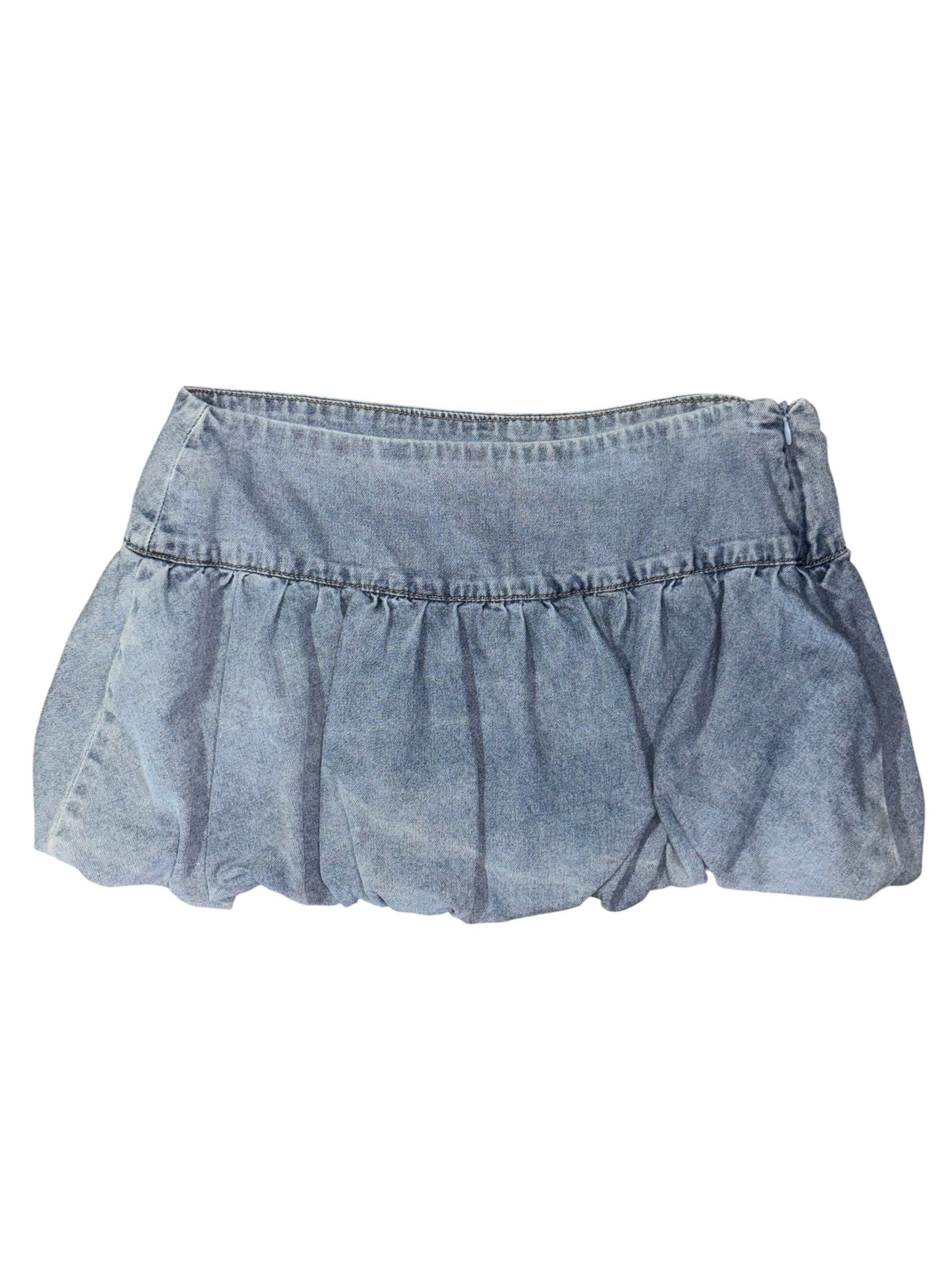 med wash mini bubble skirt 29in waist