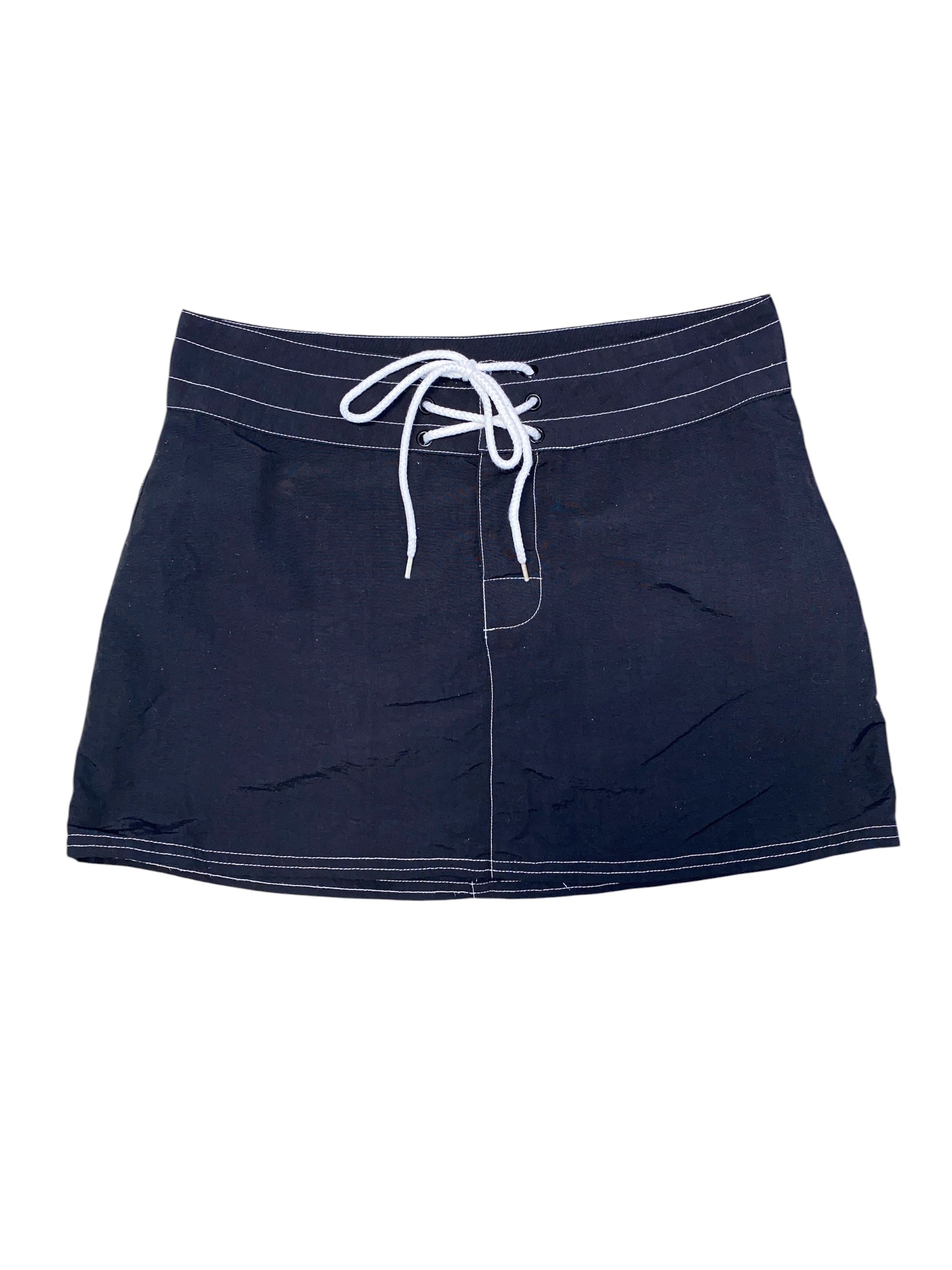 Black Gap Tie front mini skirt, M