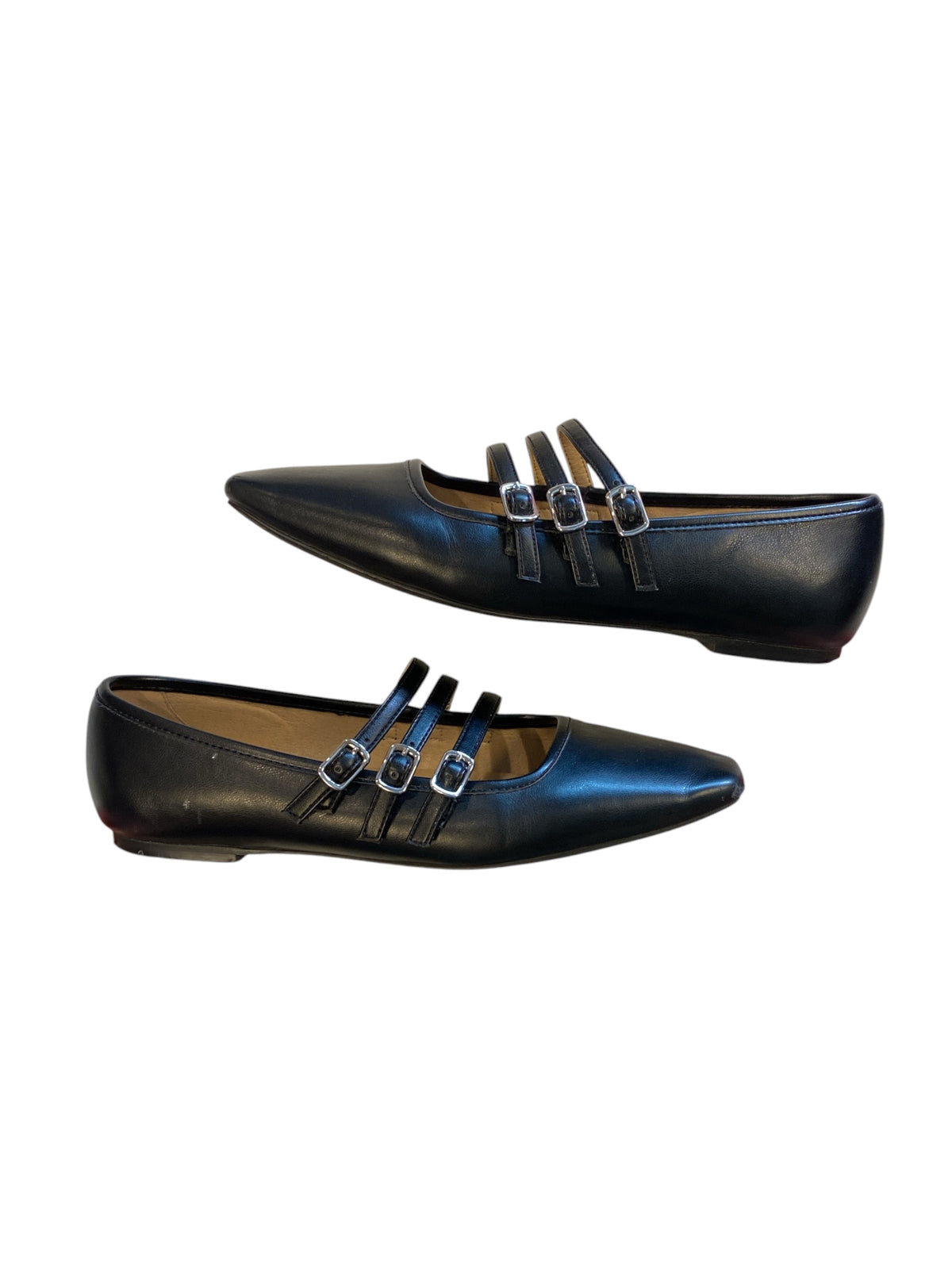 Black Coconuts by matisse Square toe flats, 8.5