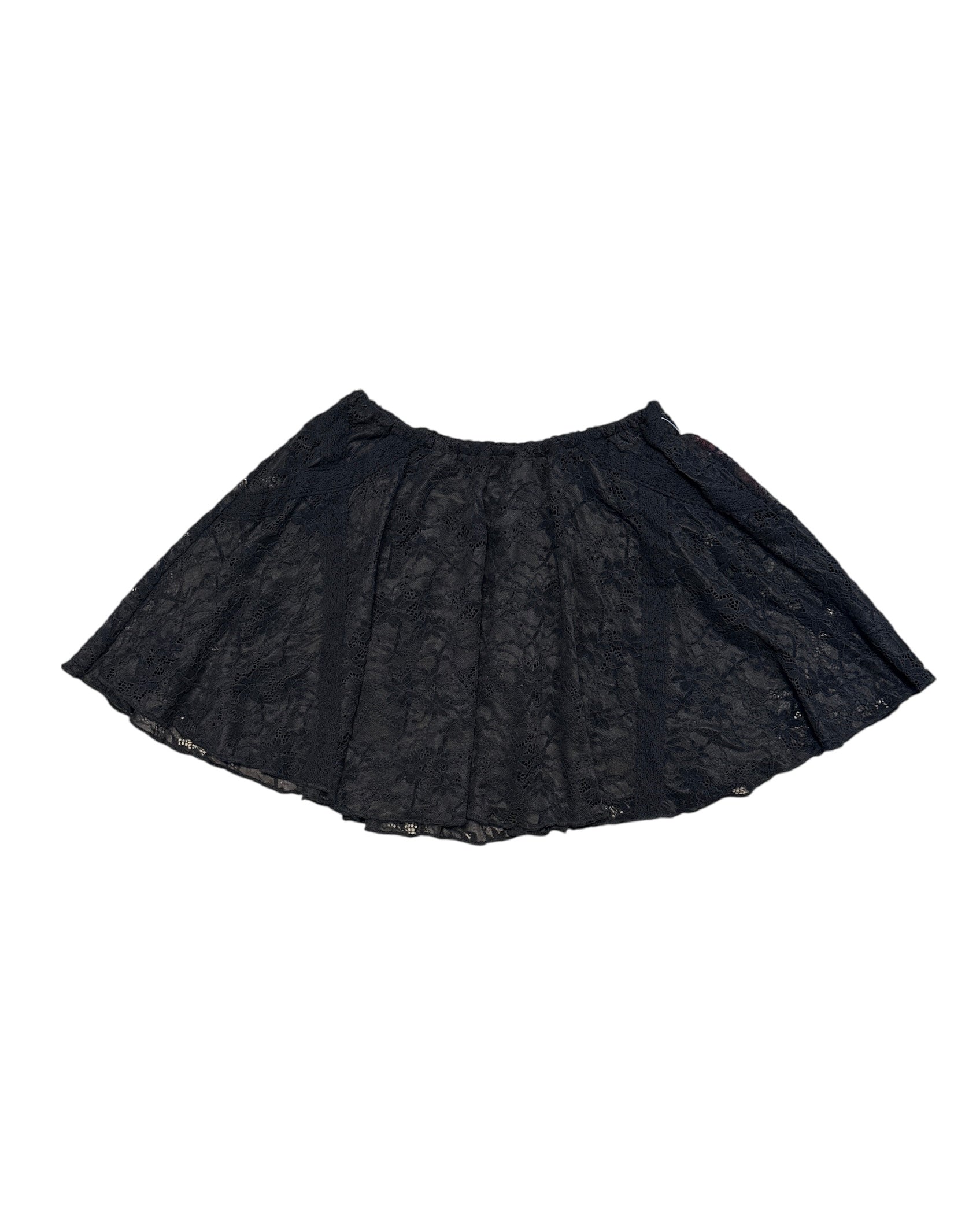 Black Nobo Lace mini skirt, Xs