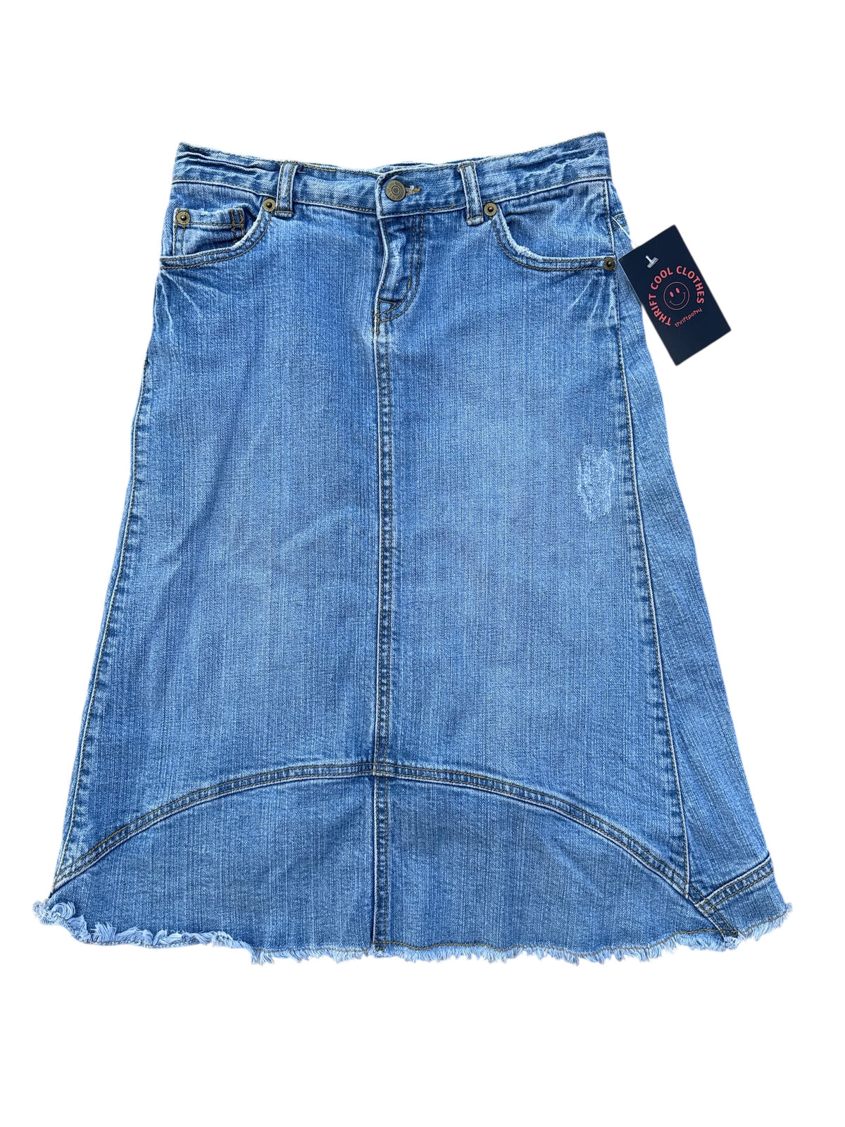 light wash childrens place teeny denim skirt