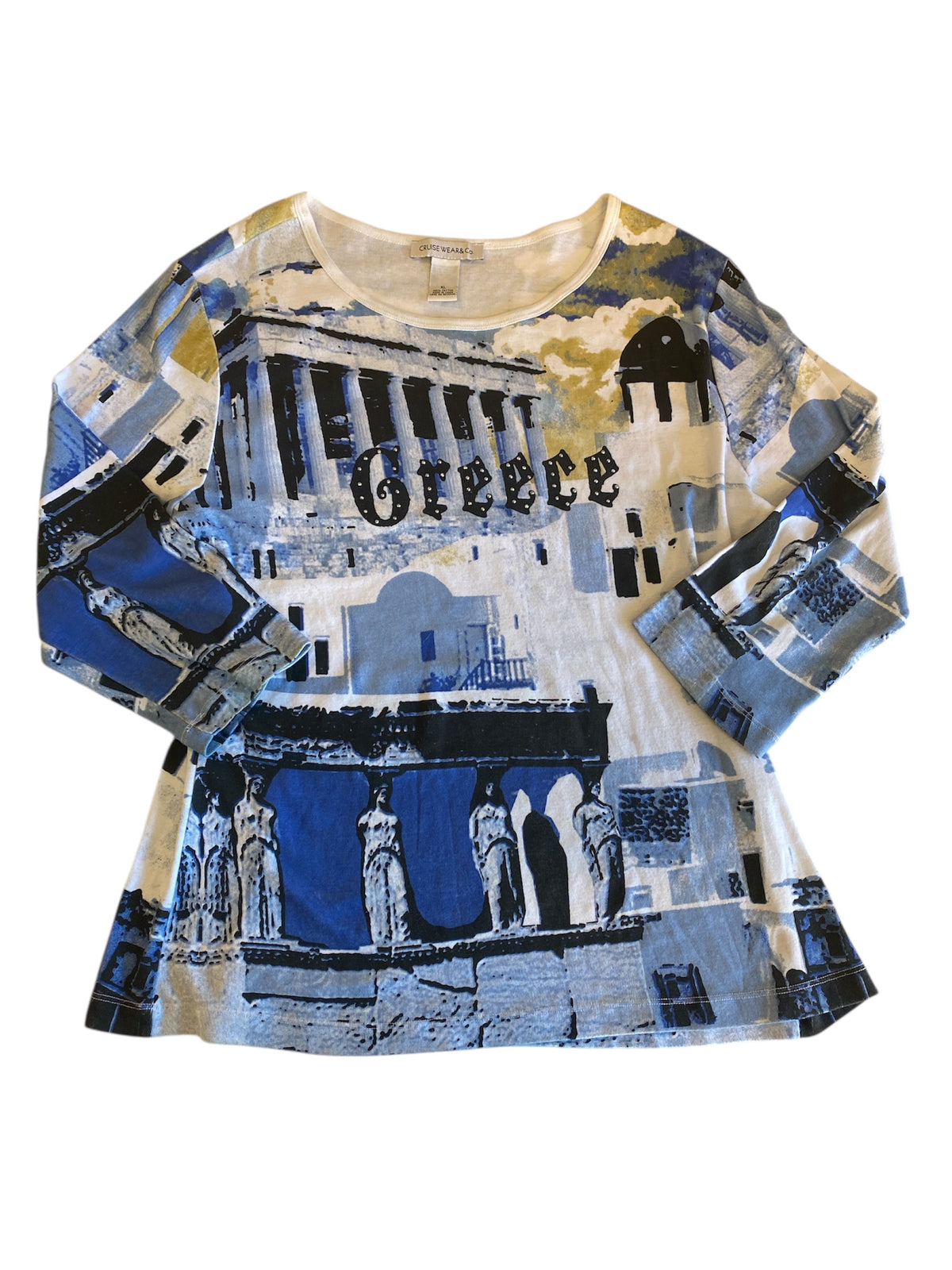 Blue Cruise wear & co Greece y2k top, XL