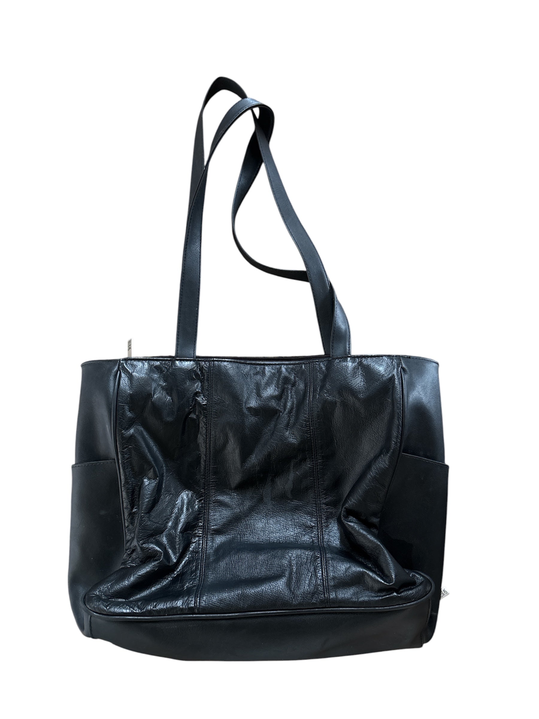 black bill blass leather tote