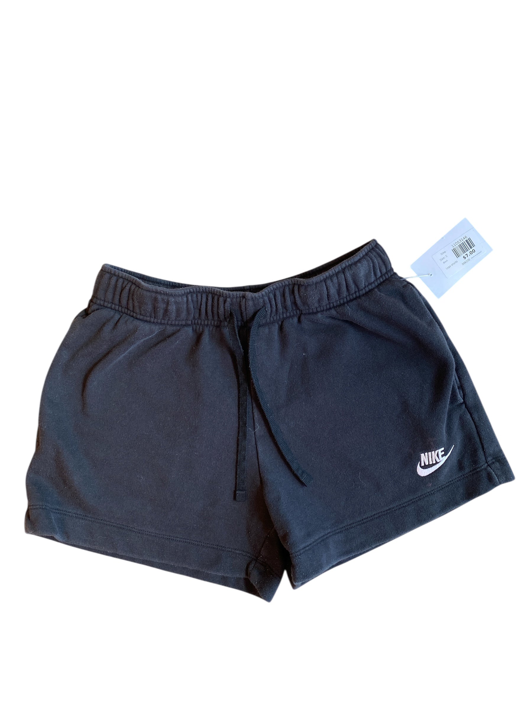 Black Nike Logo shorts, S