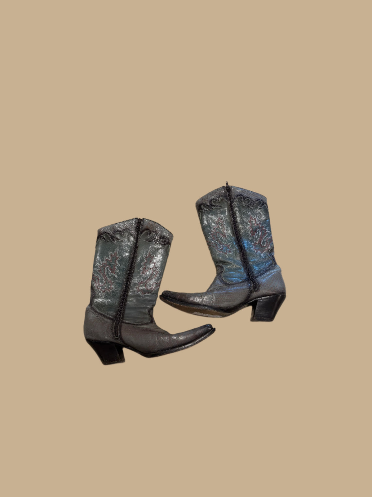 Teal Canakale Cowboy boots, 35