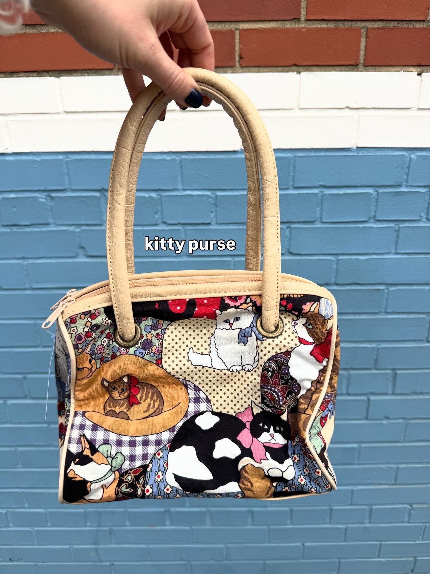 Multi Ykk Cutie cat bag