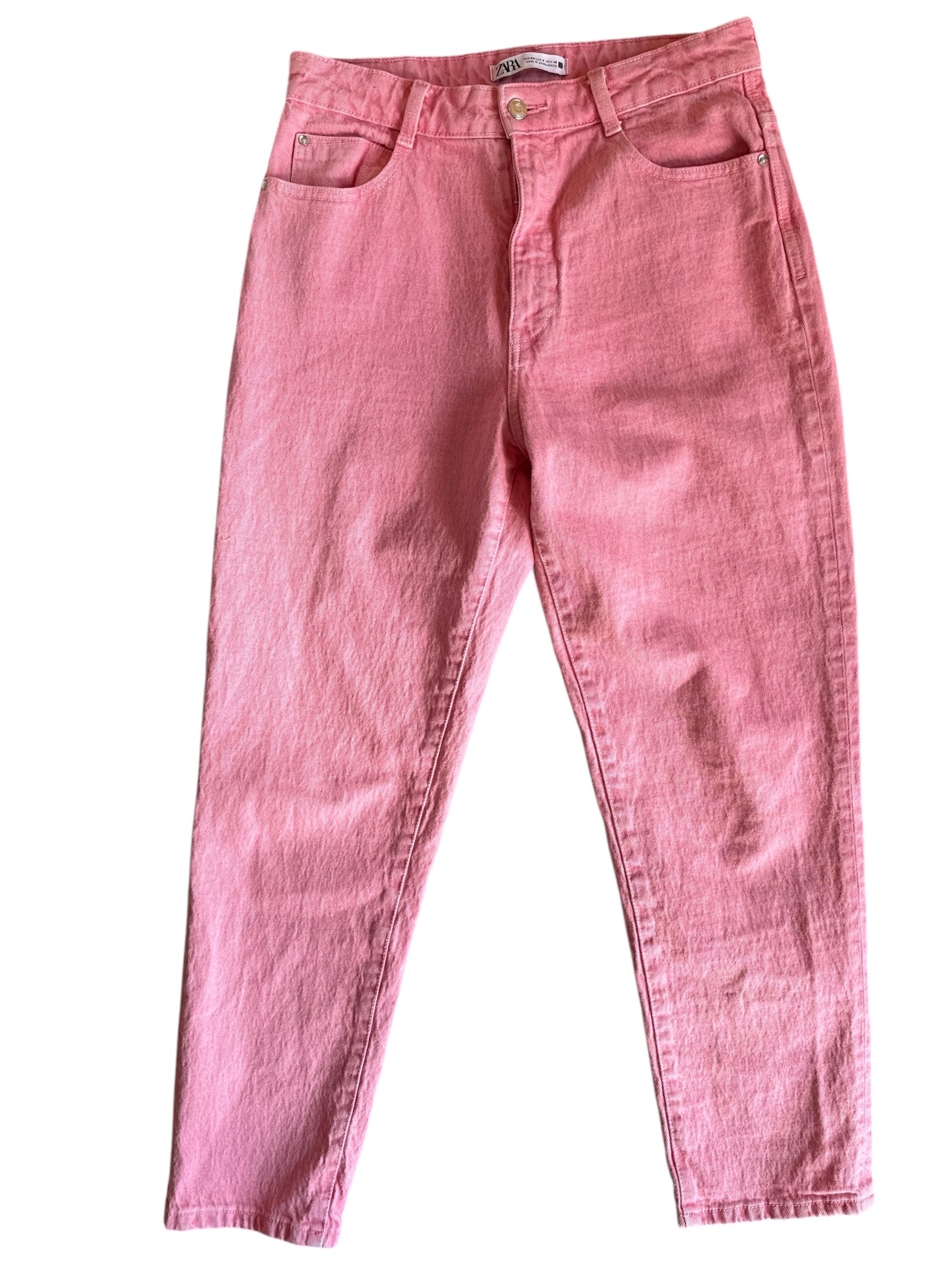 pink zara Womens pants, 8