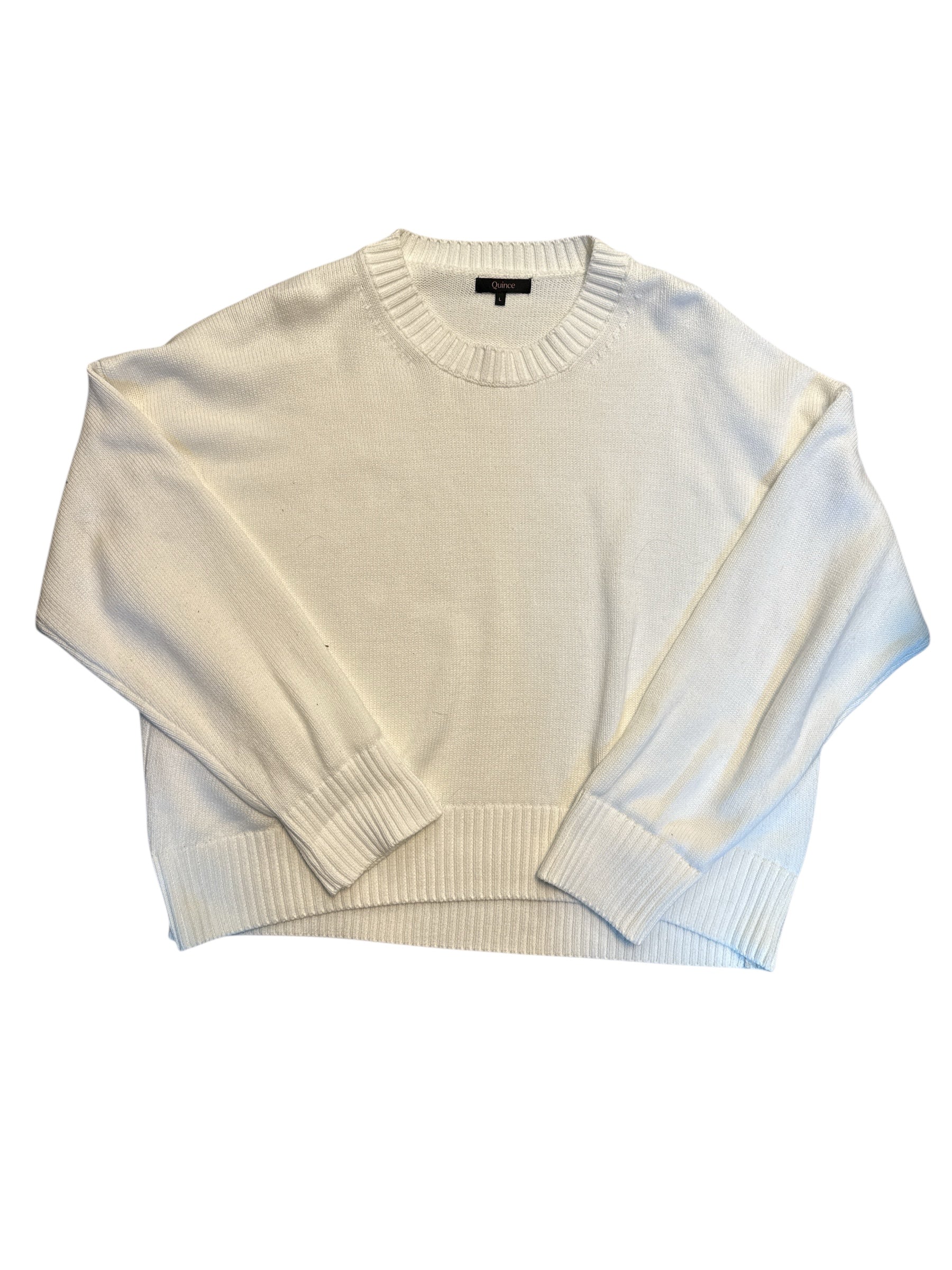 White Quince Pullover sweater, L