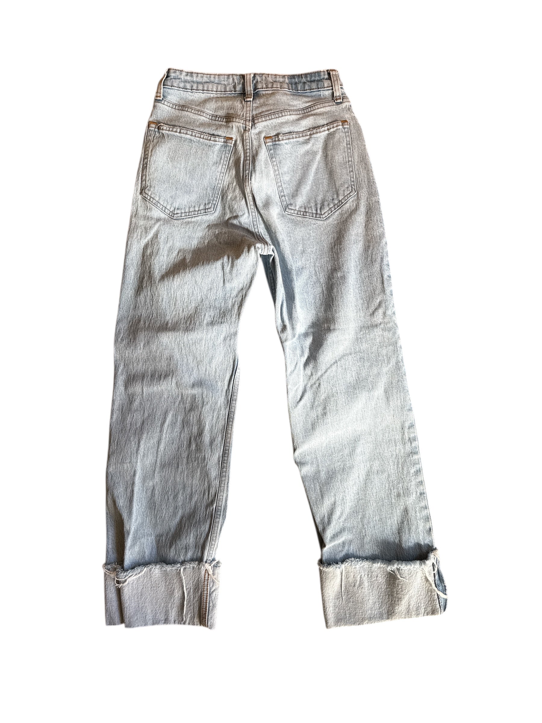 light wash abercrombie Womens jeans- 90s relaxed jean high rise, 26/2s