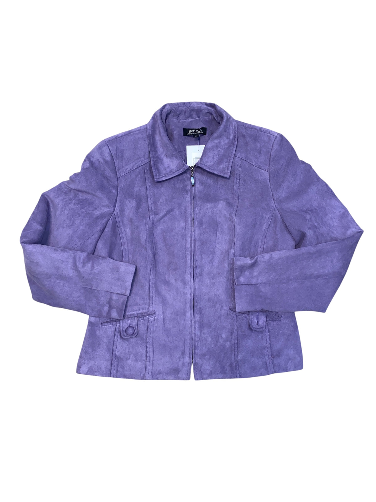 purple tribal vtg zip up jacket, 10