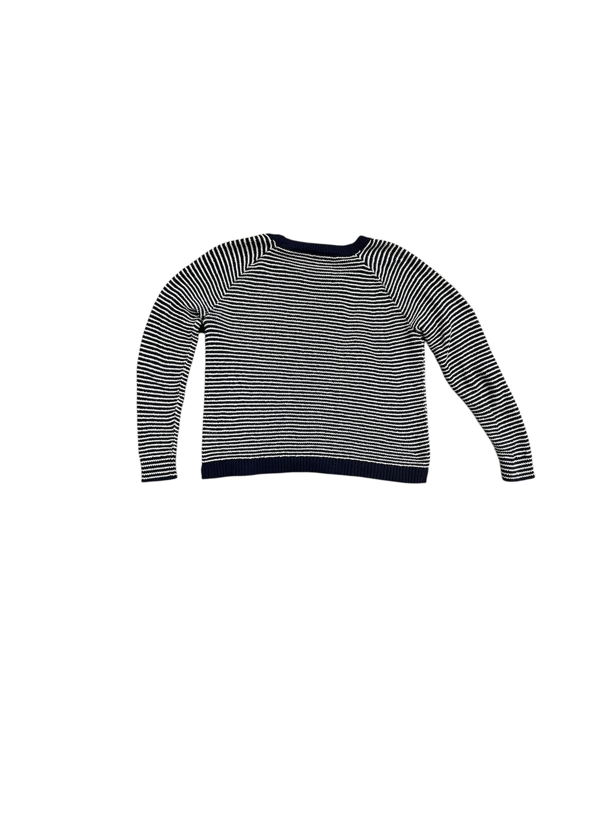 Navy whit Madewell Striped sweater, S
