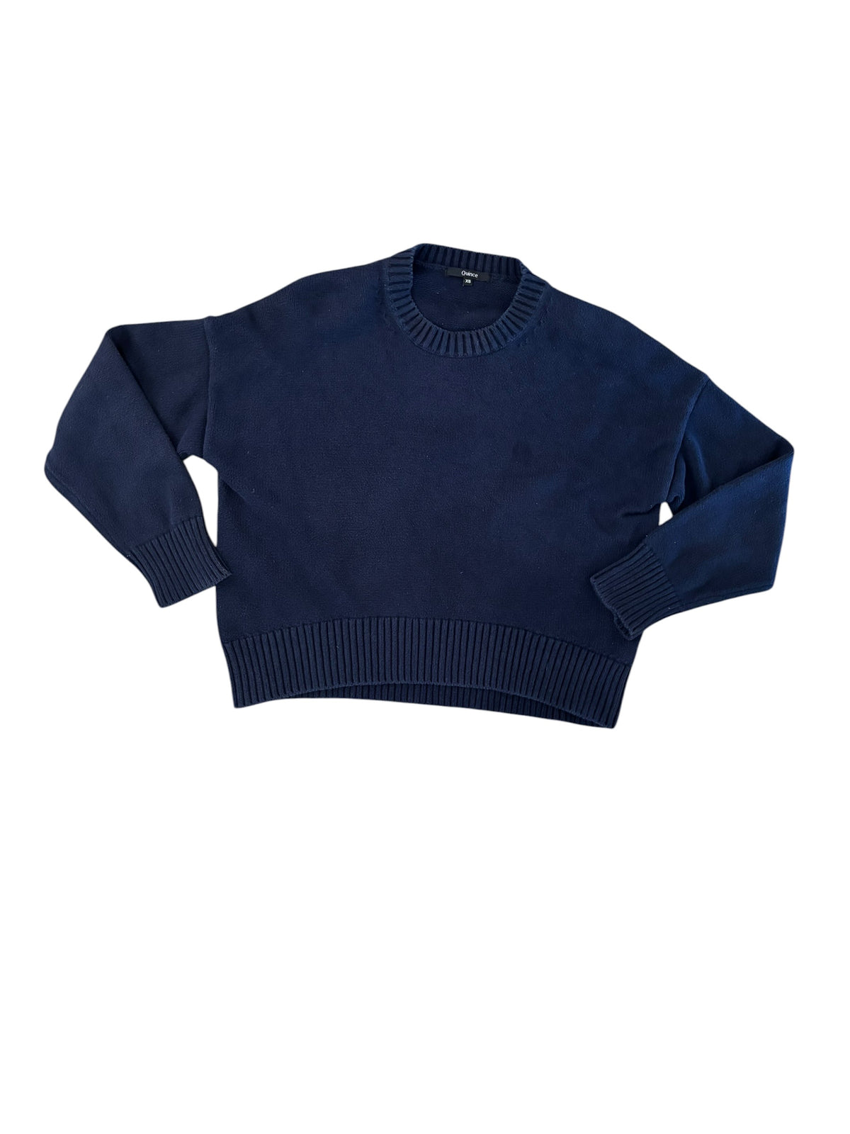 navy quince sweater, xs