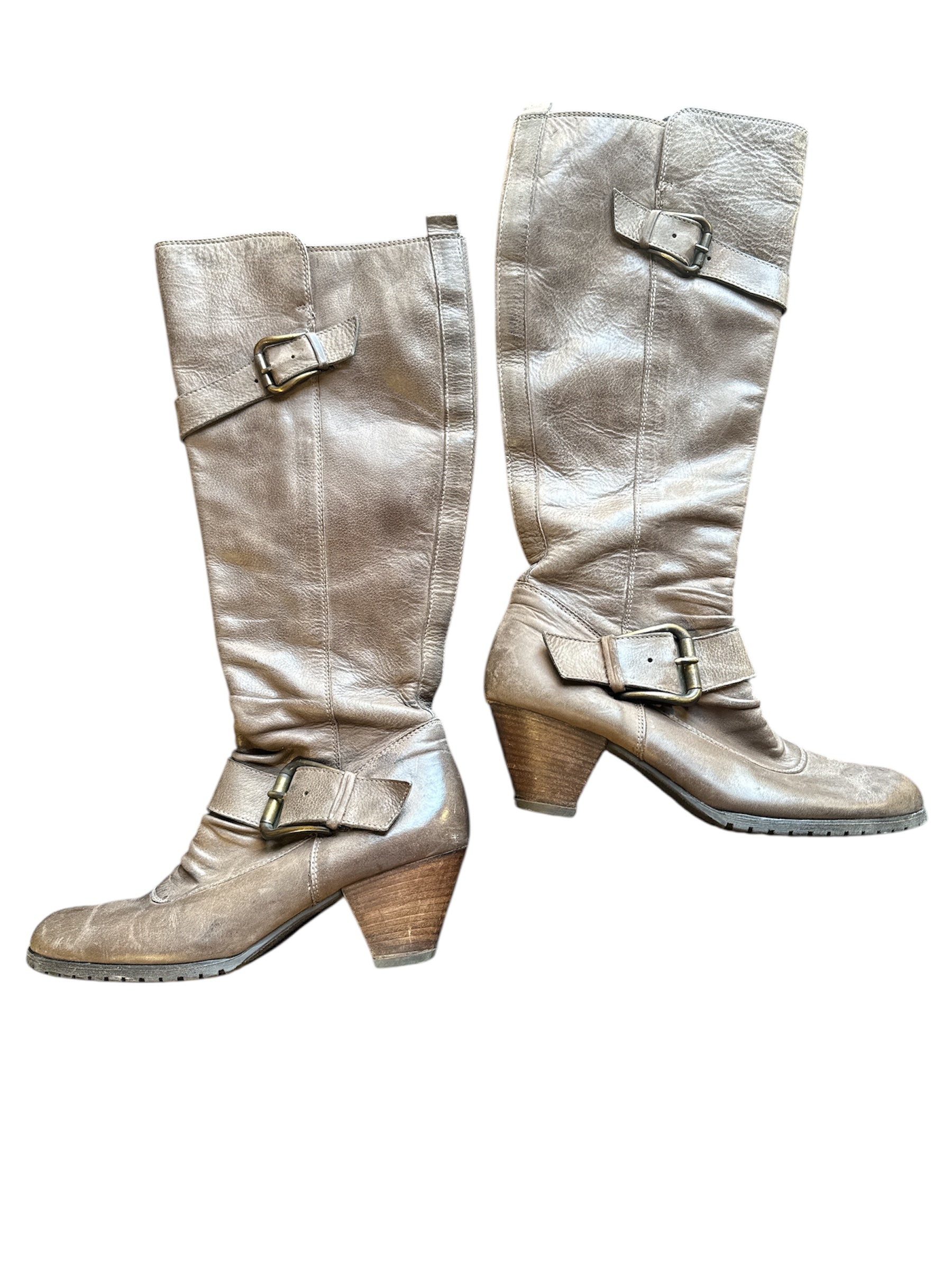 brown paul green boots, 5