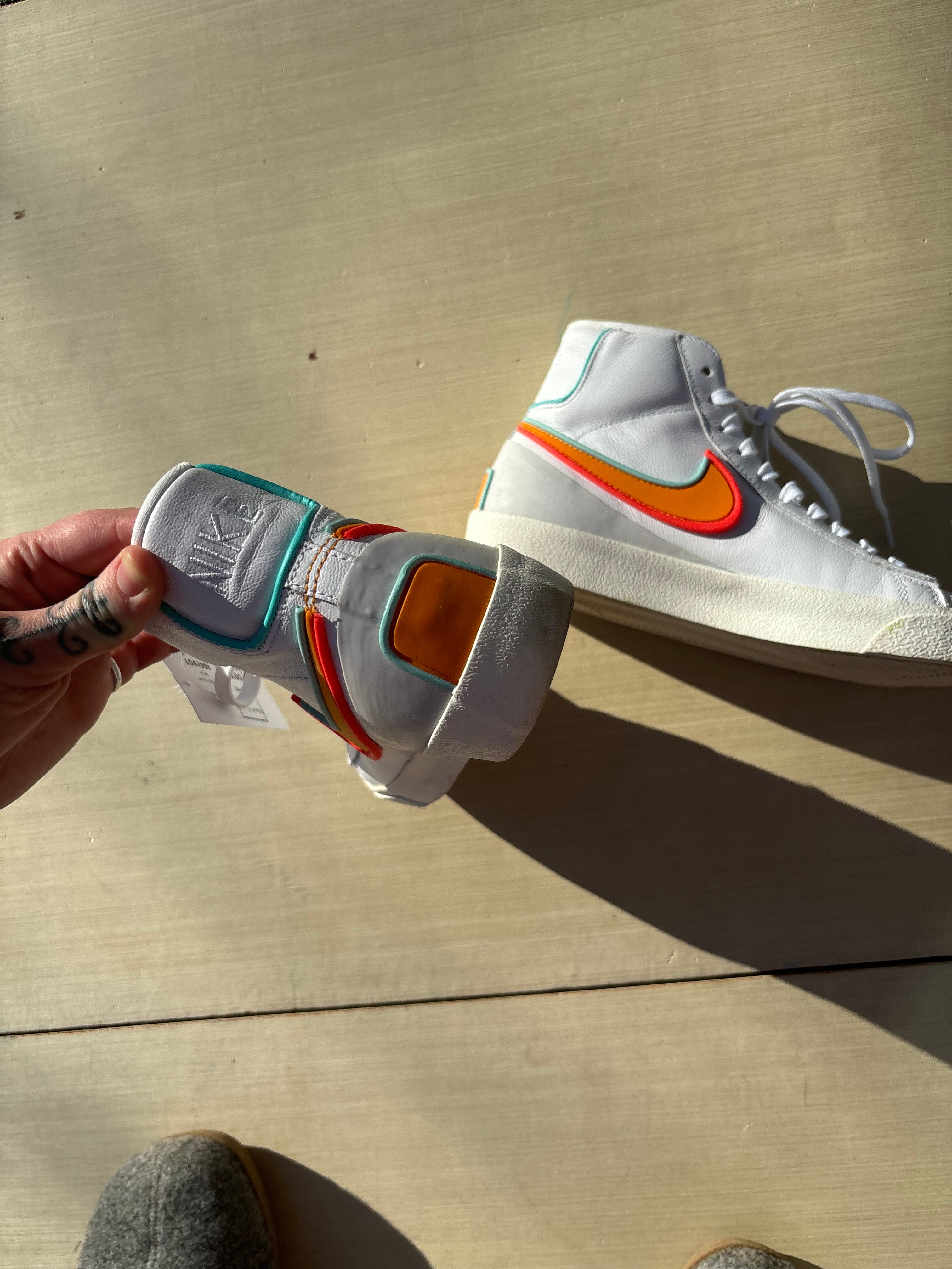 white orange teal nike blazers, 8