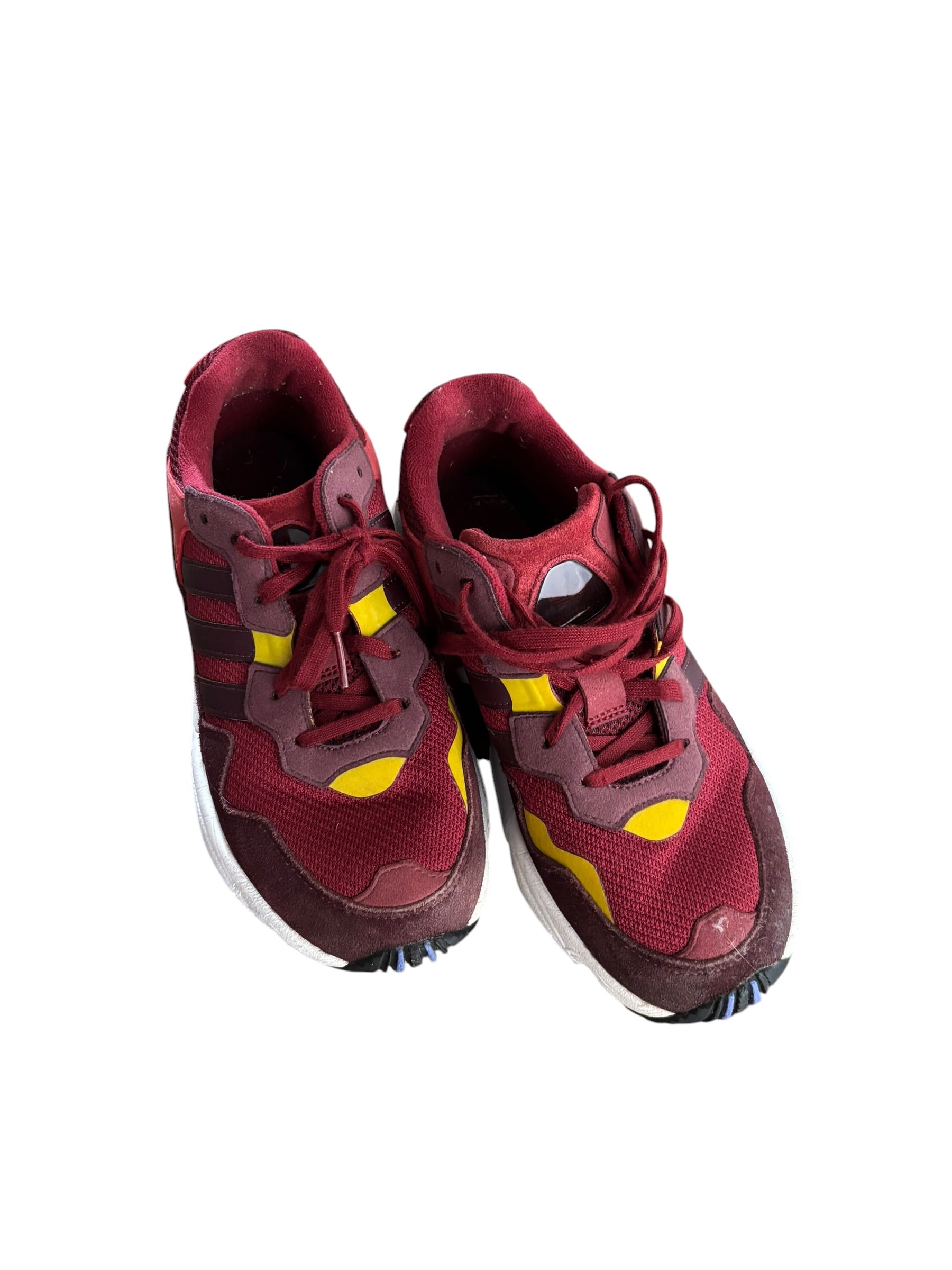 red yellow adidas sneakers, 5