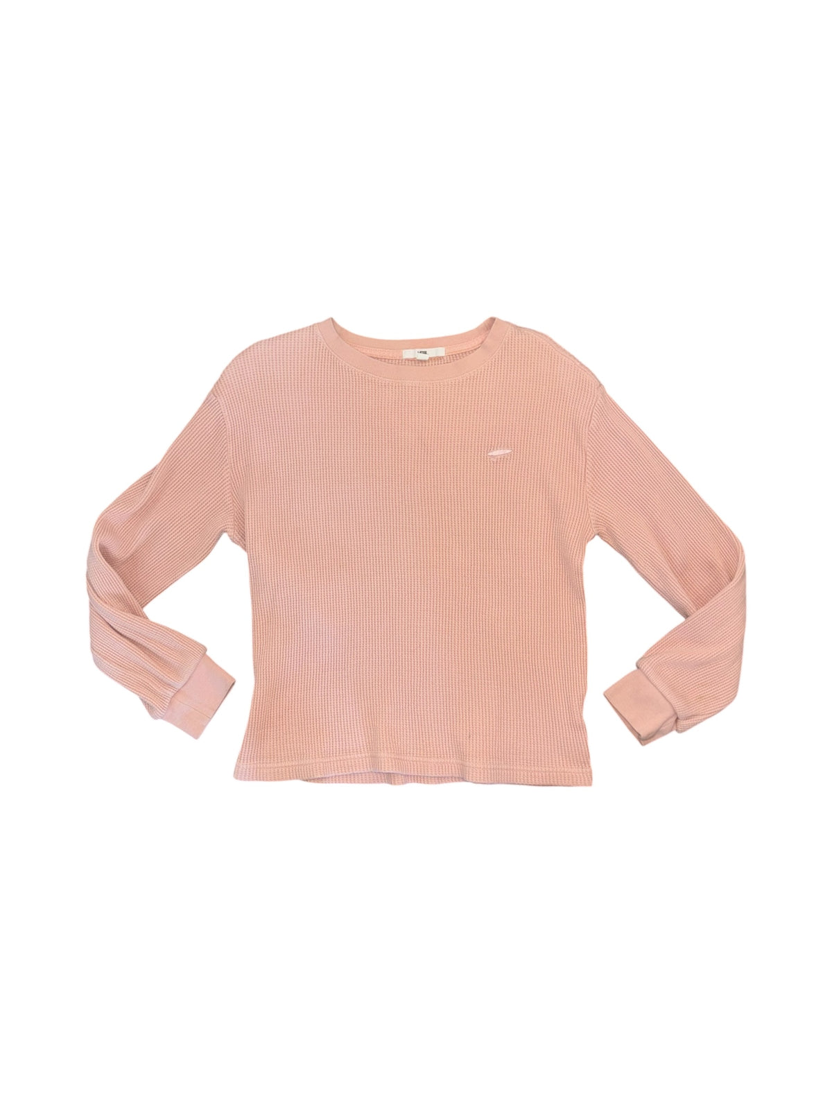 pink vans waffle sweater, xs