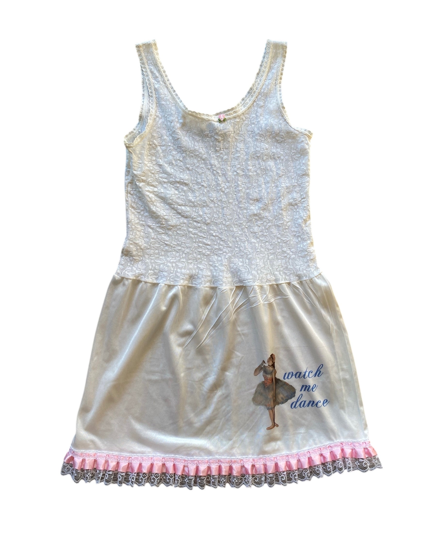 white j.c penny watch me dance slip dress, 10