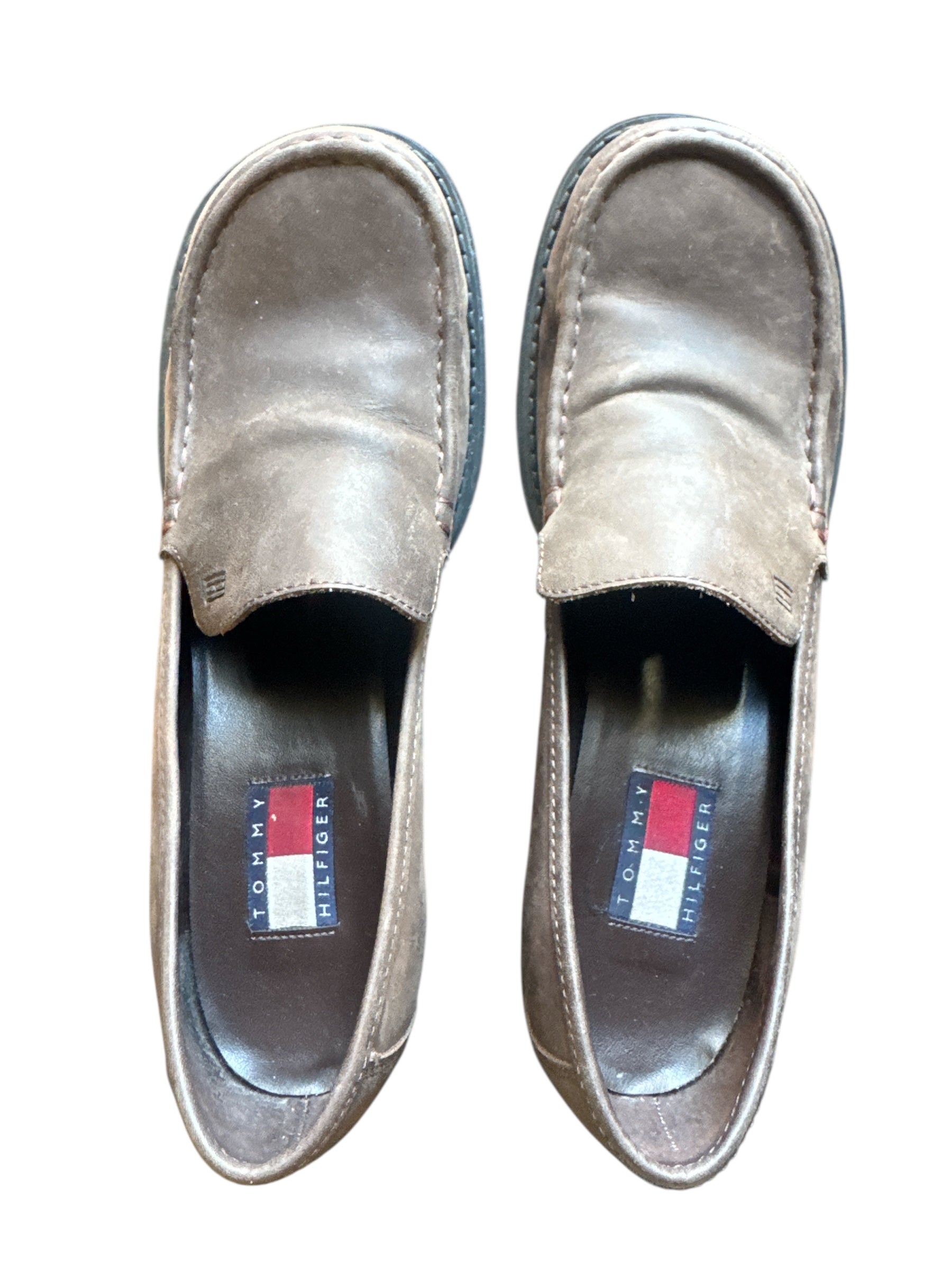 Brown Tommy hilfiger Heeled loafers, 9