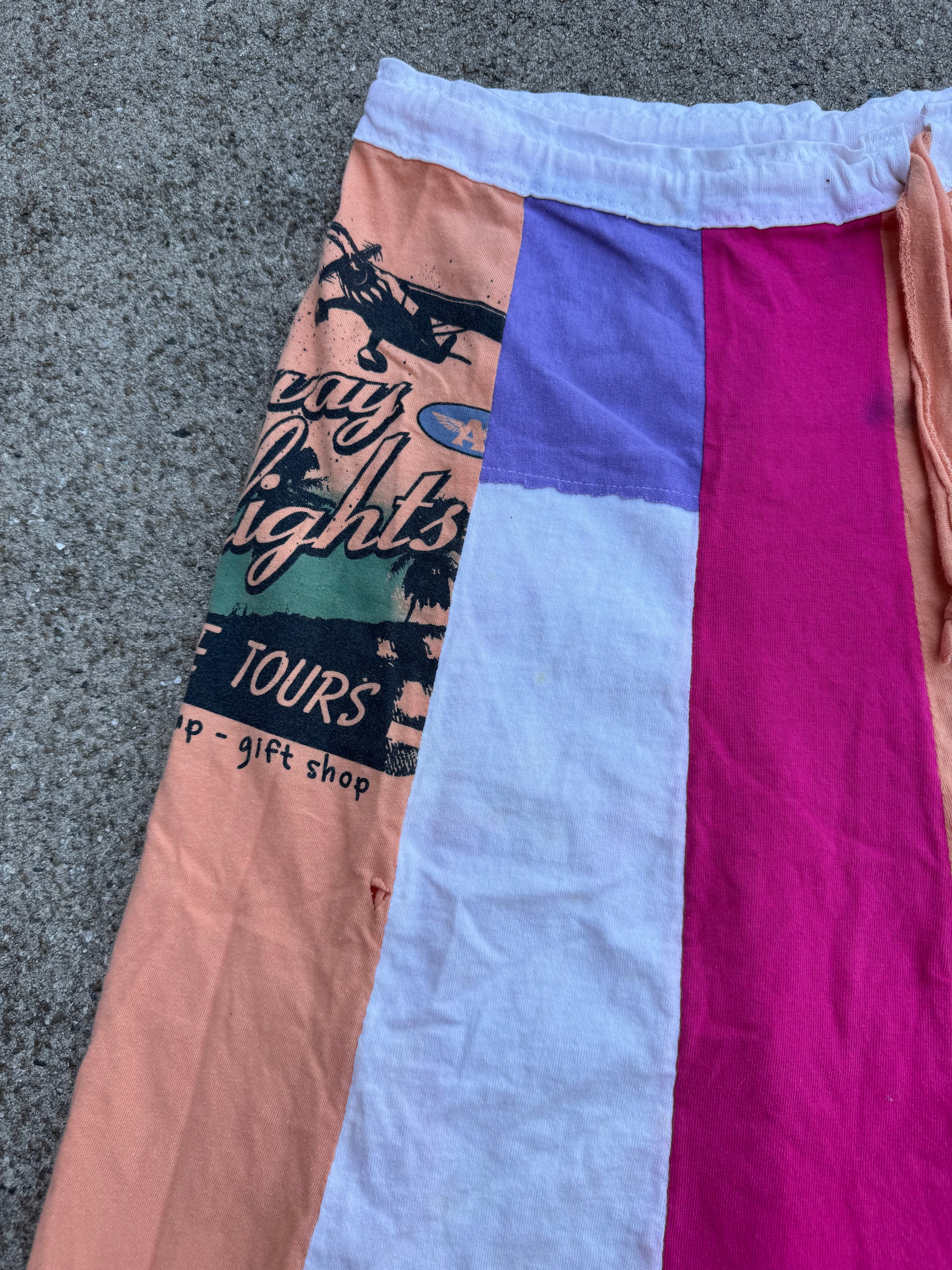 multi vtg beachy skirt, L