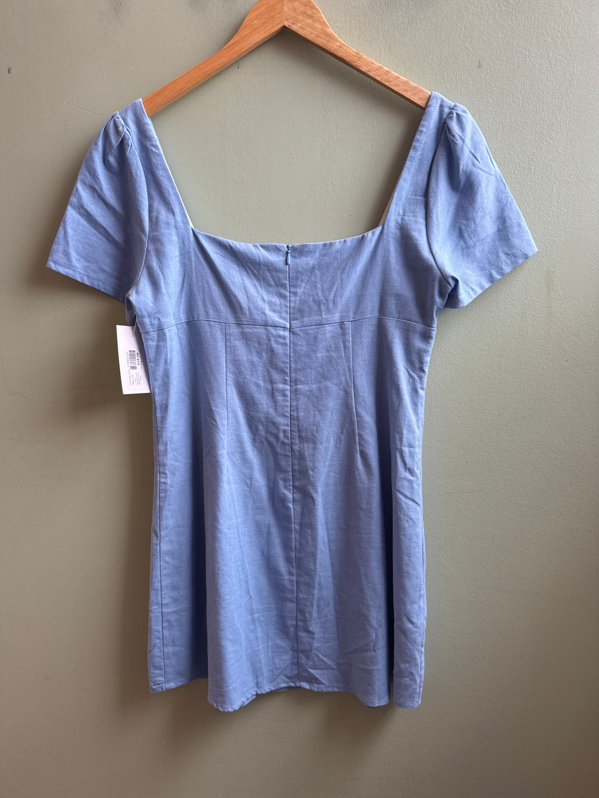 blue princess polly square puff sleeve mini dress, 10