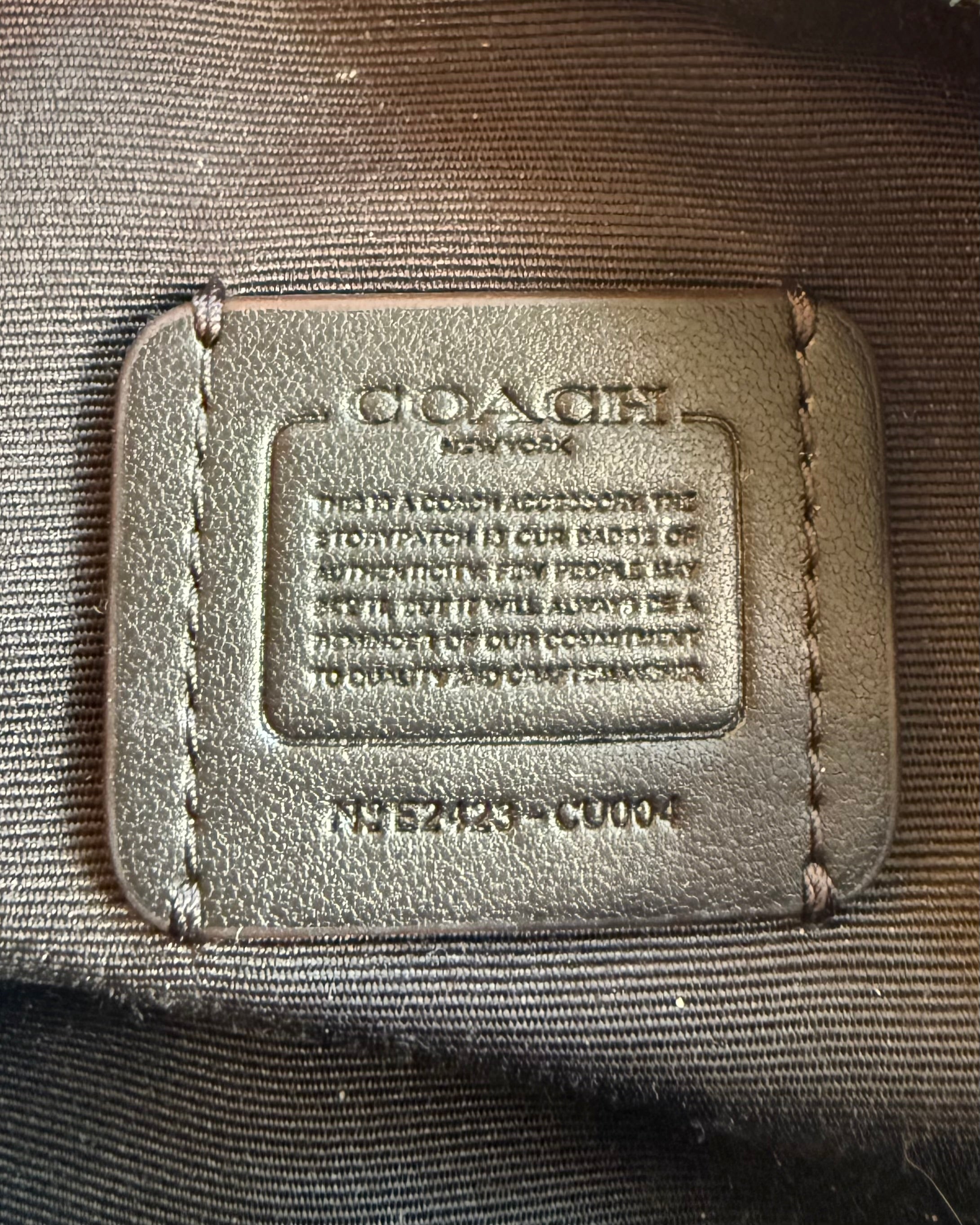 green coach purse