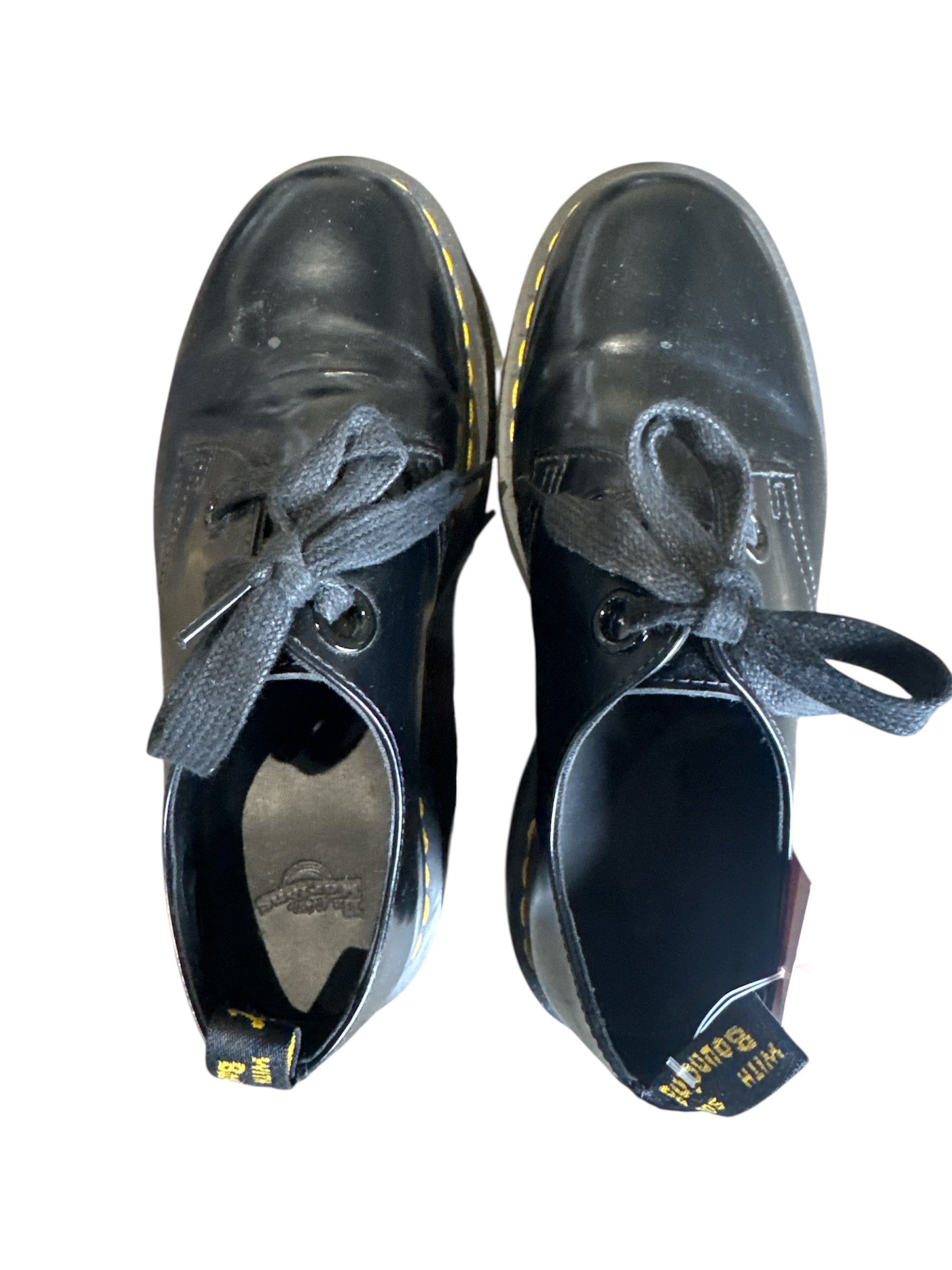 black dr martens platform oxfords, 9 women’s