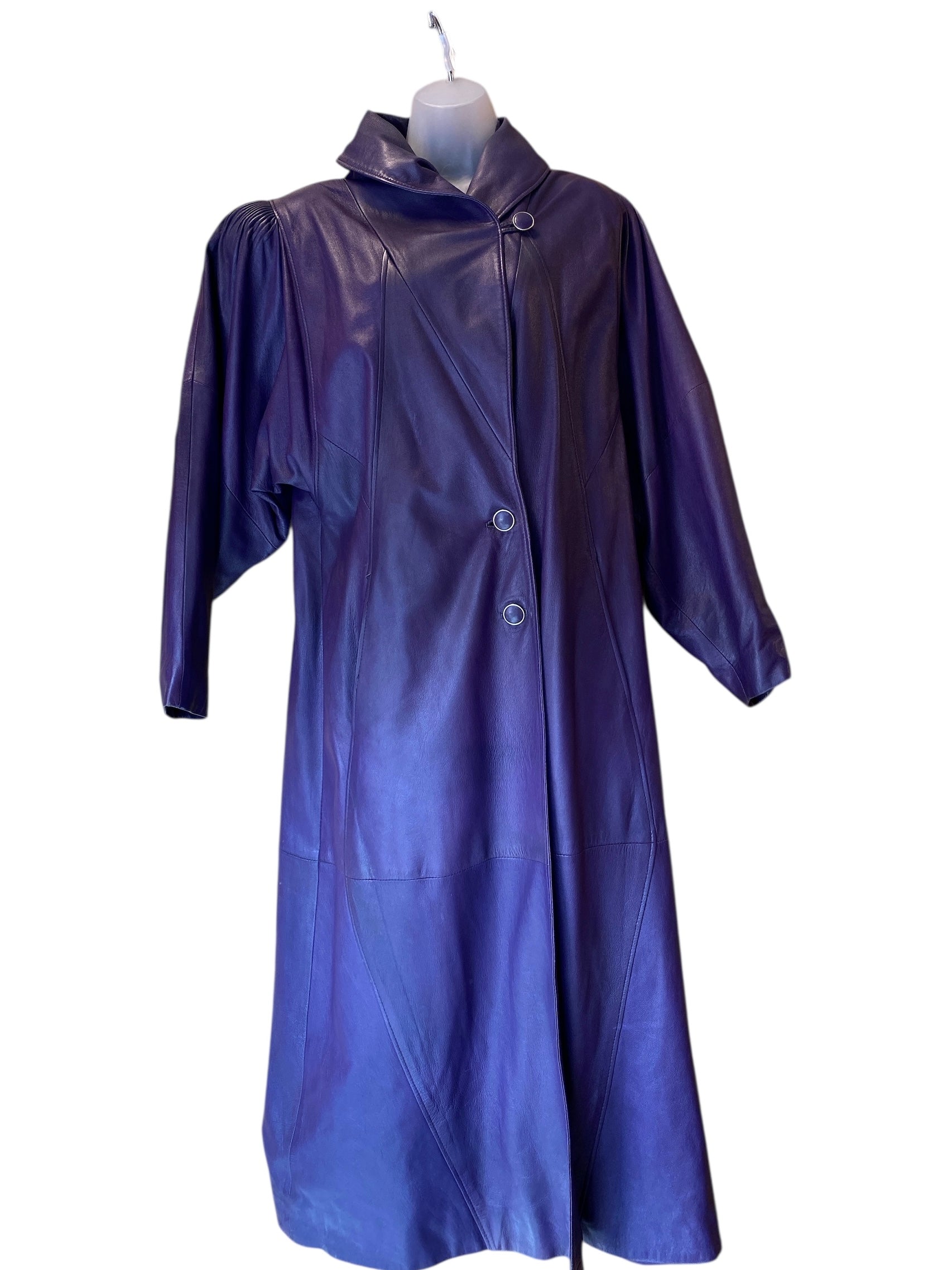 Purple Rosenthal furs Purple trench, M