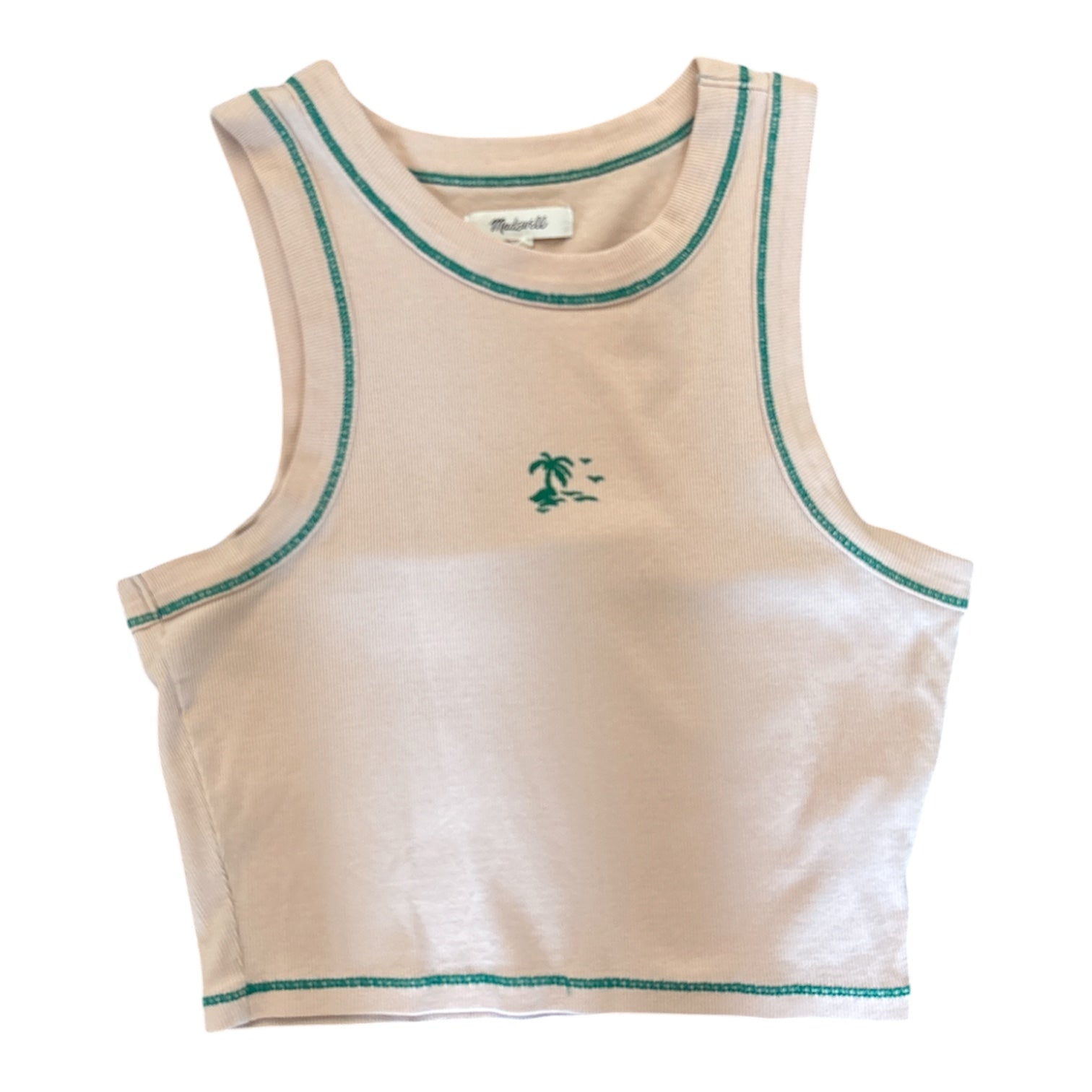cream madewell palm tree tank, m