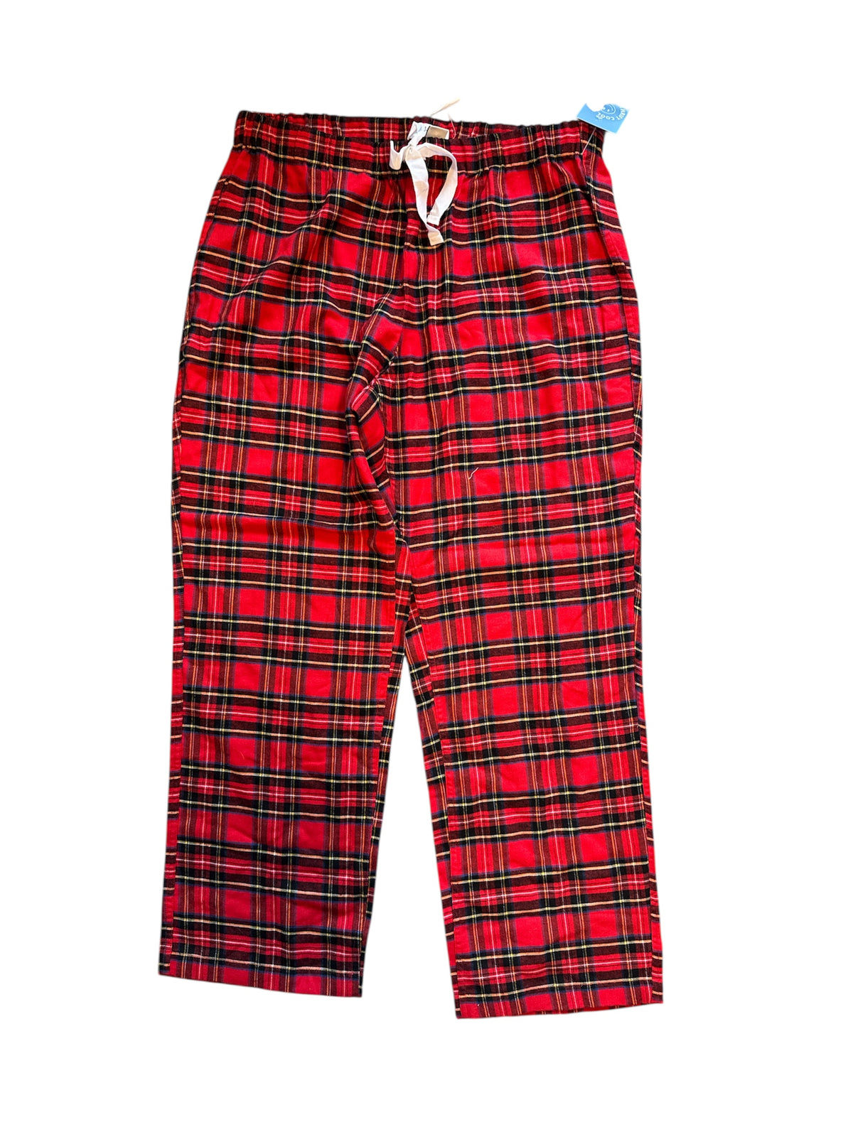 red black yellow j crew nwt plaid pj pants, L