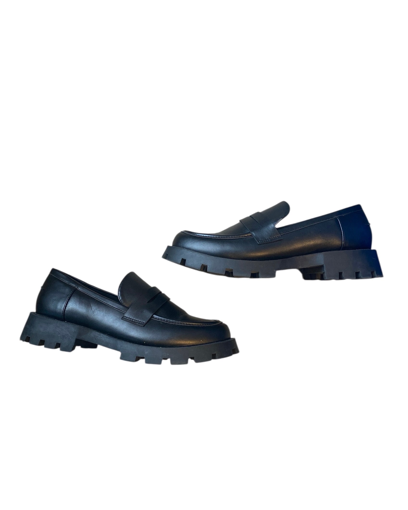 black dream pairs platform loafers, 11