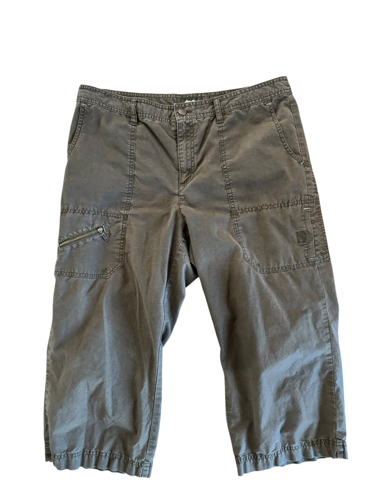 green eddie bauer capris, 14