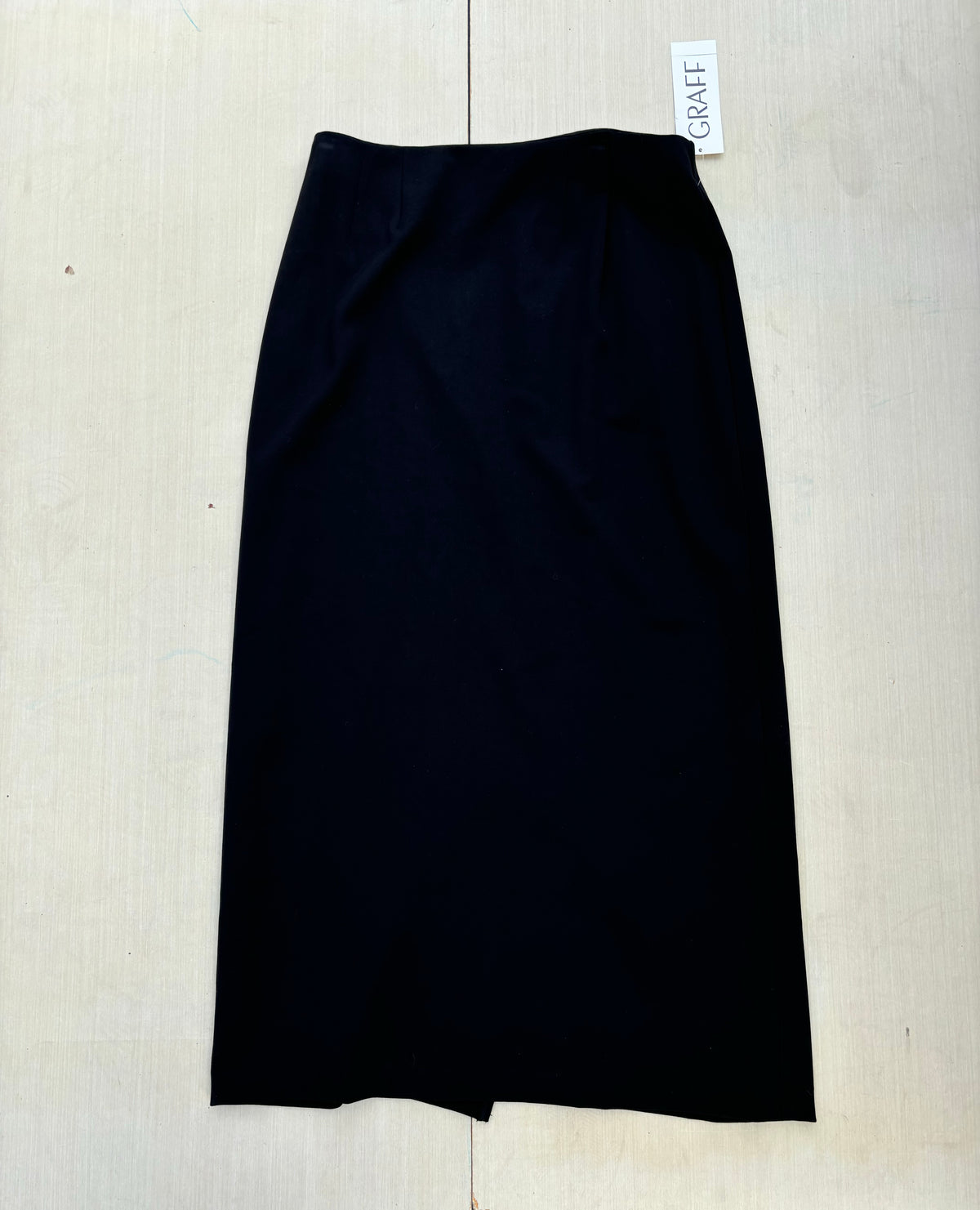 black graff DEADSTOCK long skirt, 12