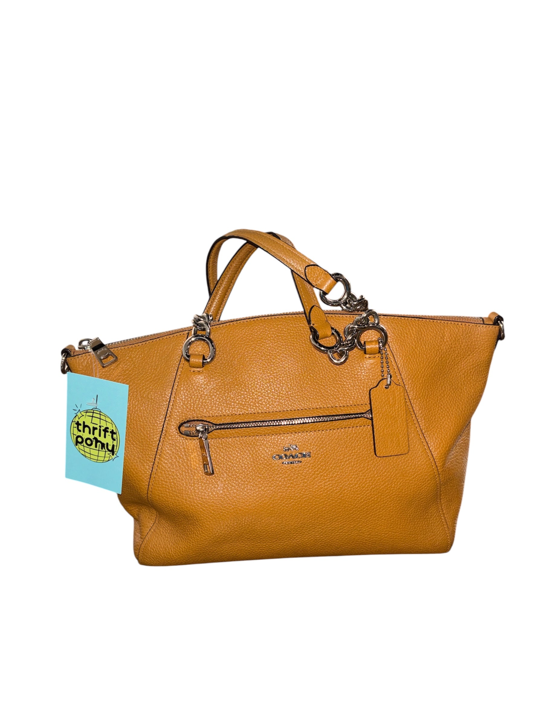 brown coach Chain Prairie Satchel