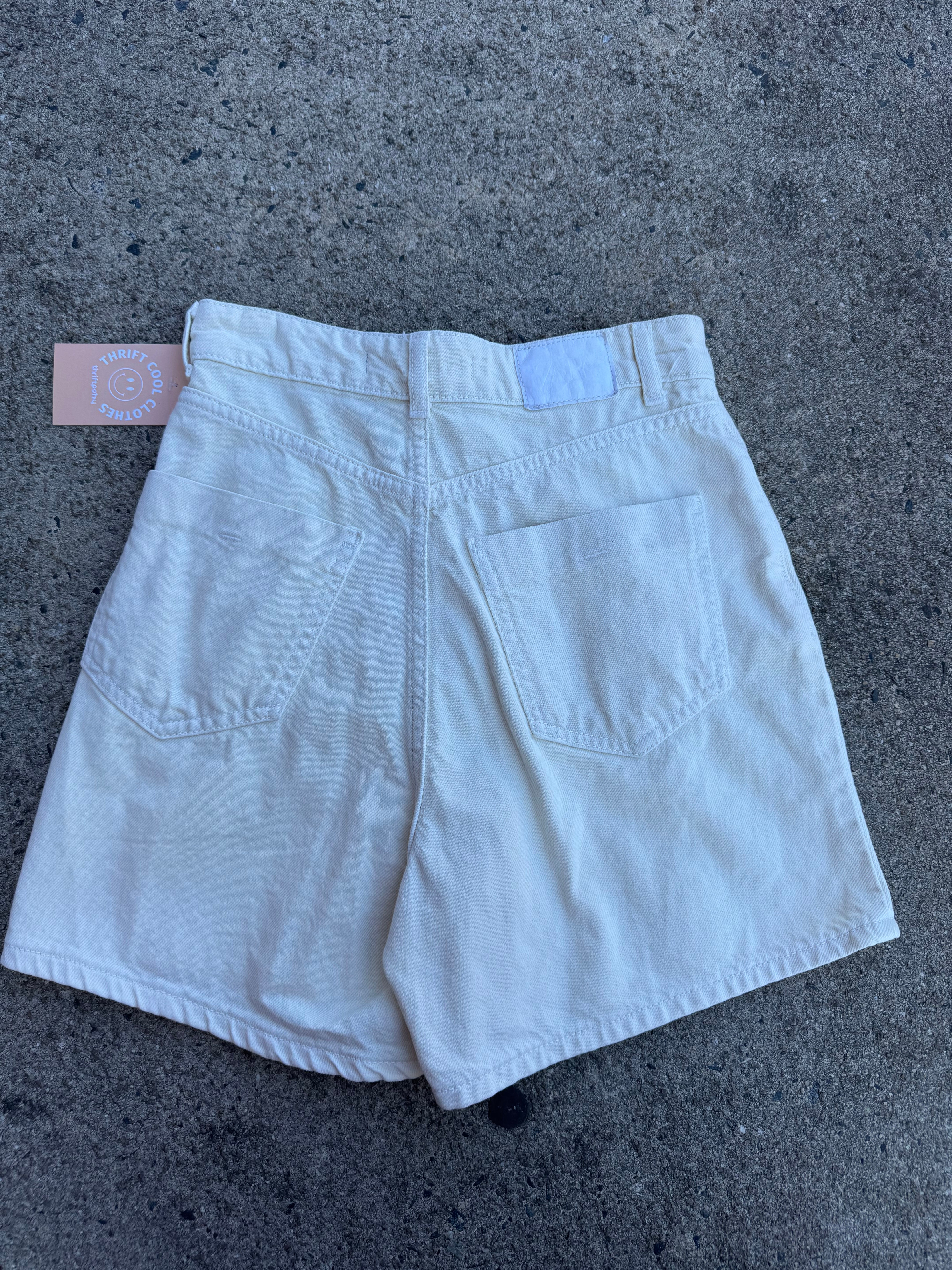 off white zara Womens shorts, 2