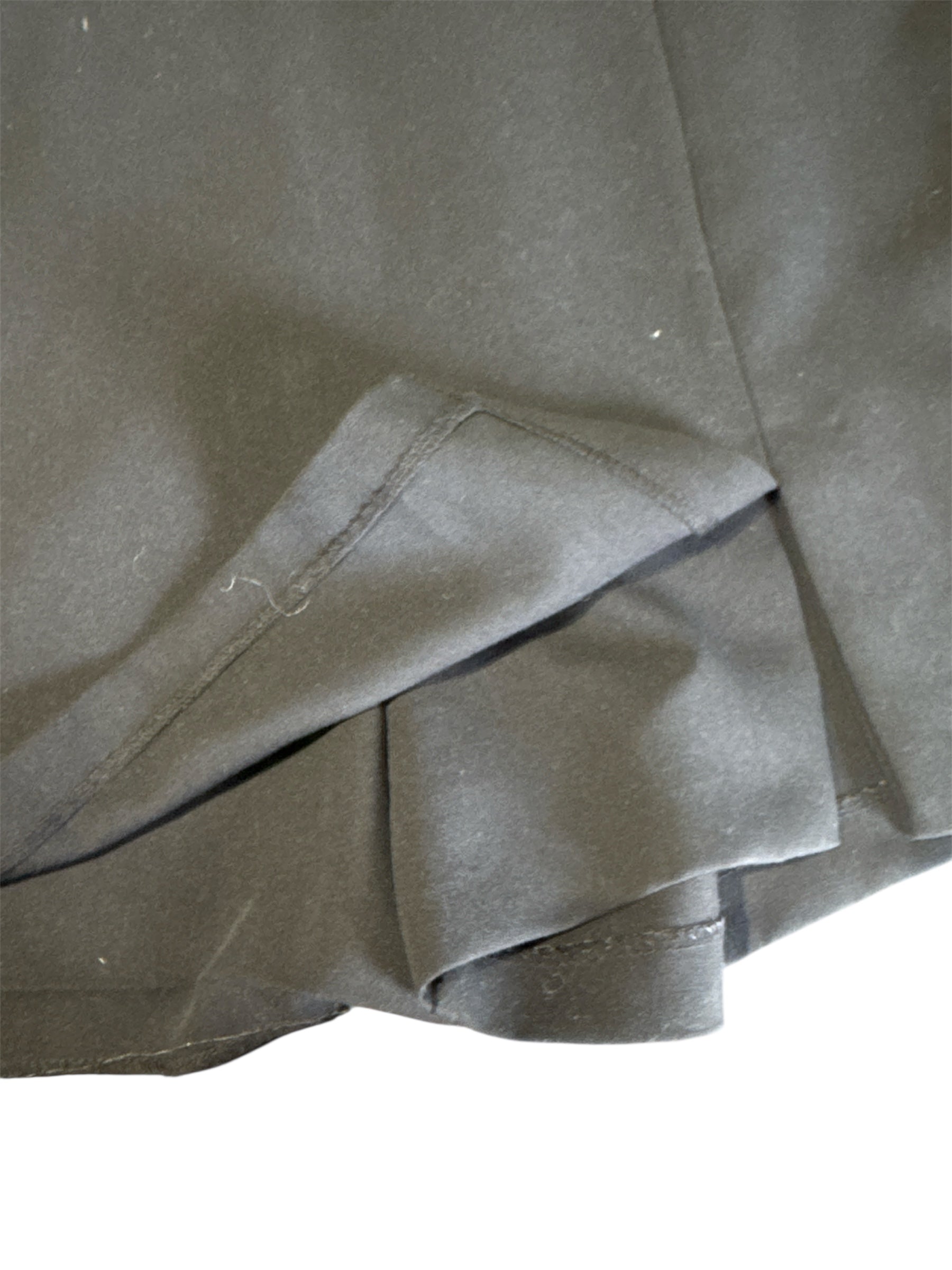 black Zara mini skort with slit, xl