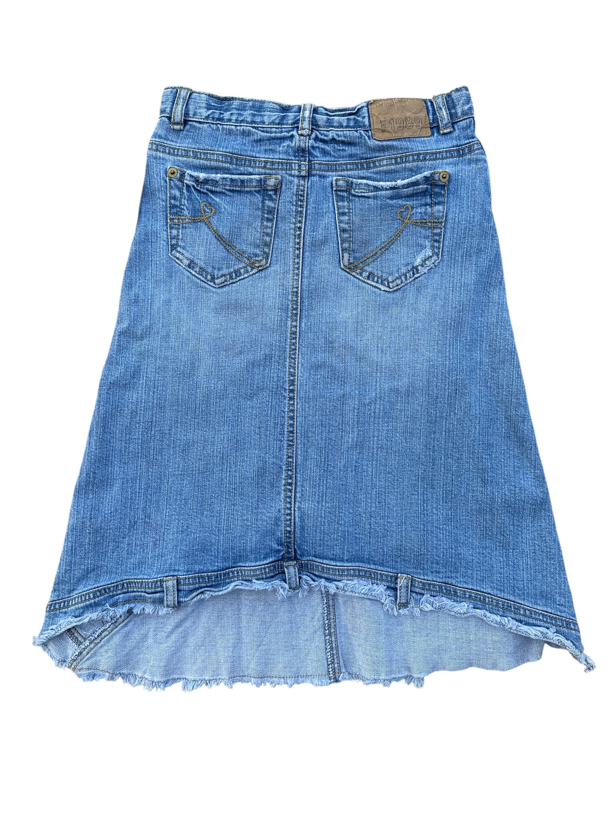 light wash childrens place teeny denim skirt