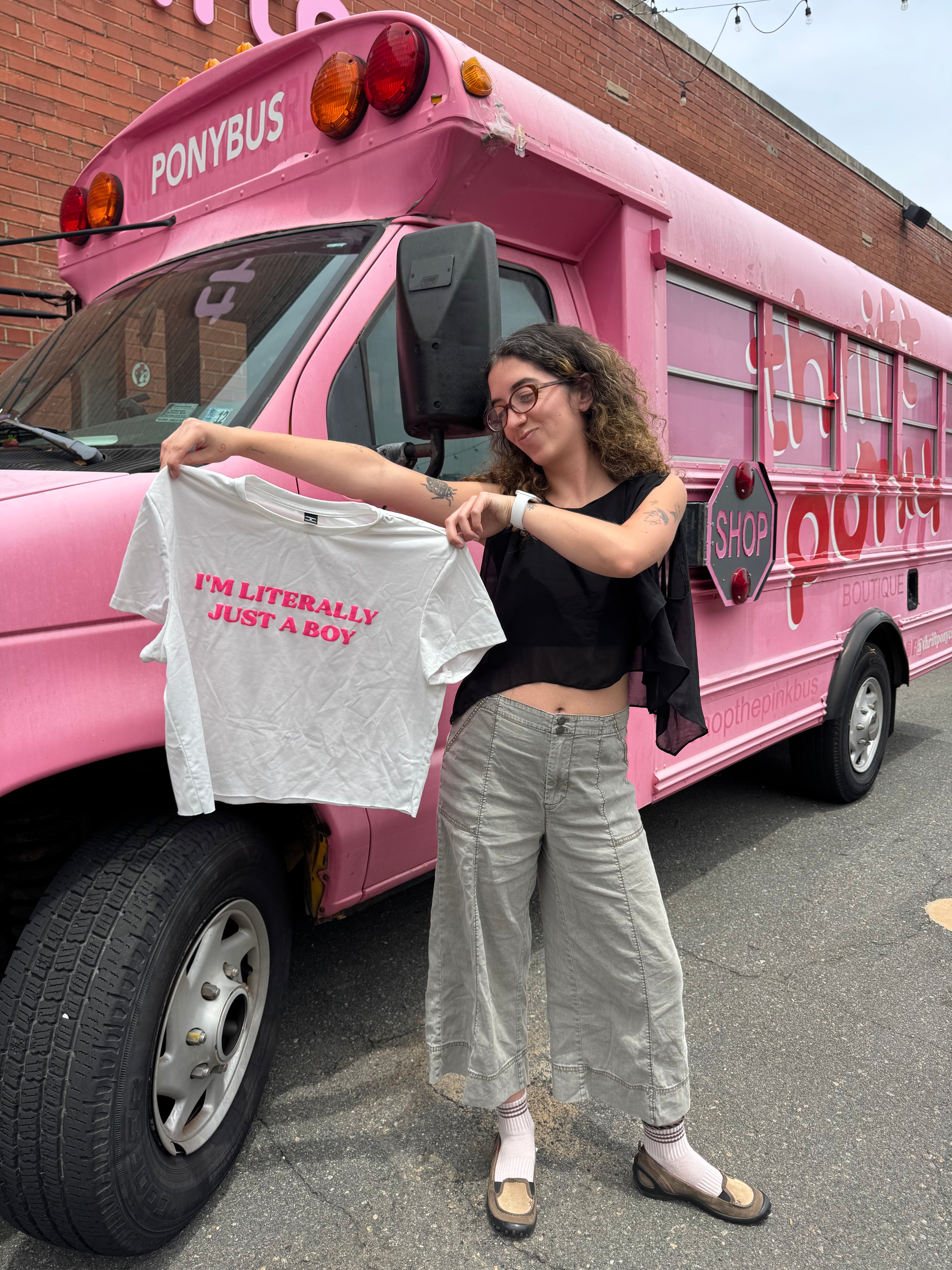 White Manfinity I'm Literally Just A Boy, XL