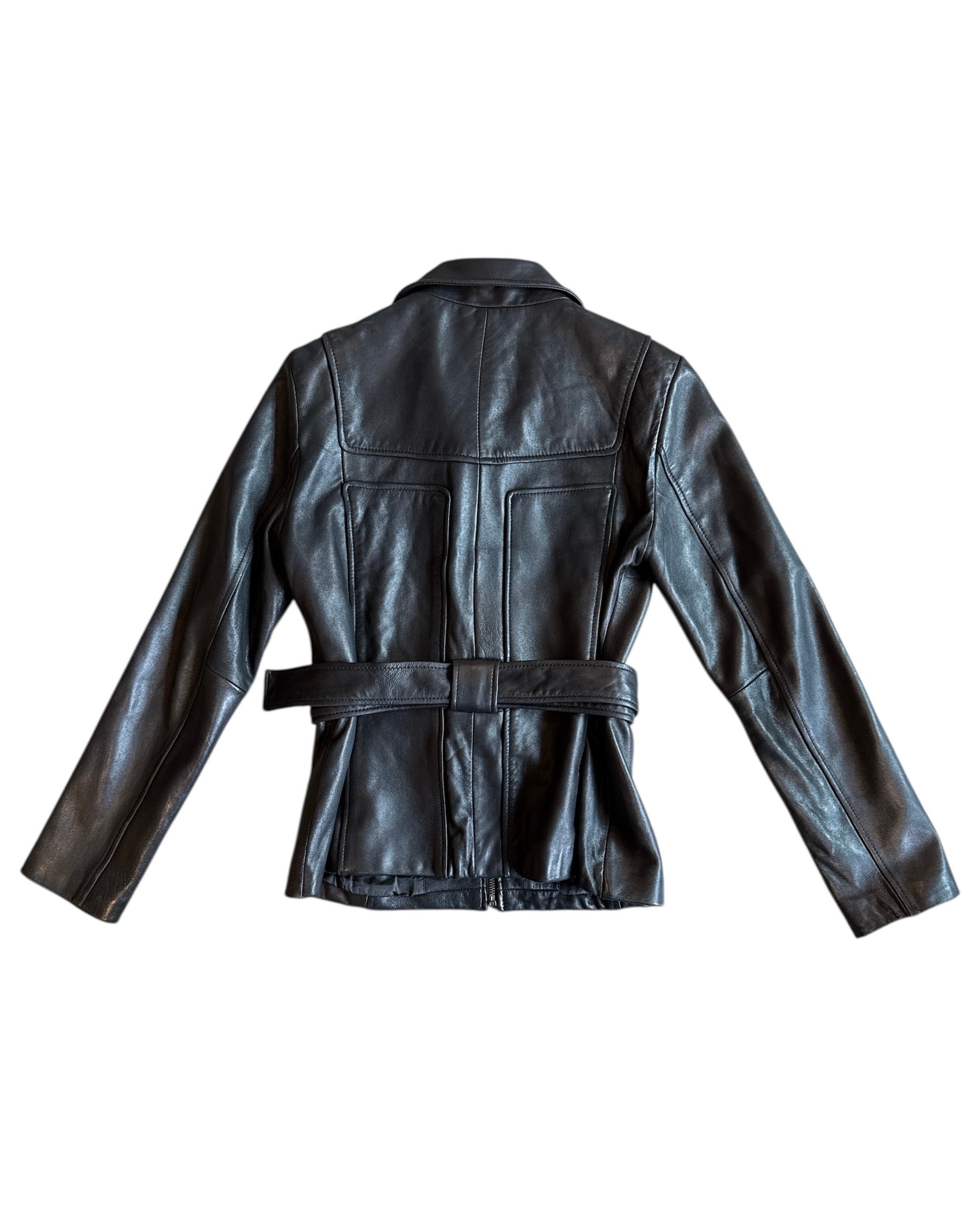 Black Kenneth Cole reaction Leather jacket, S