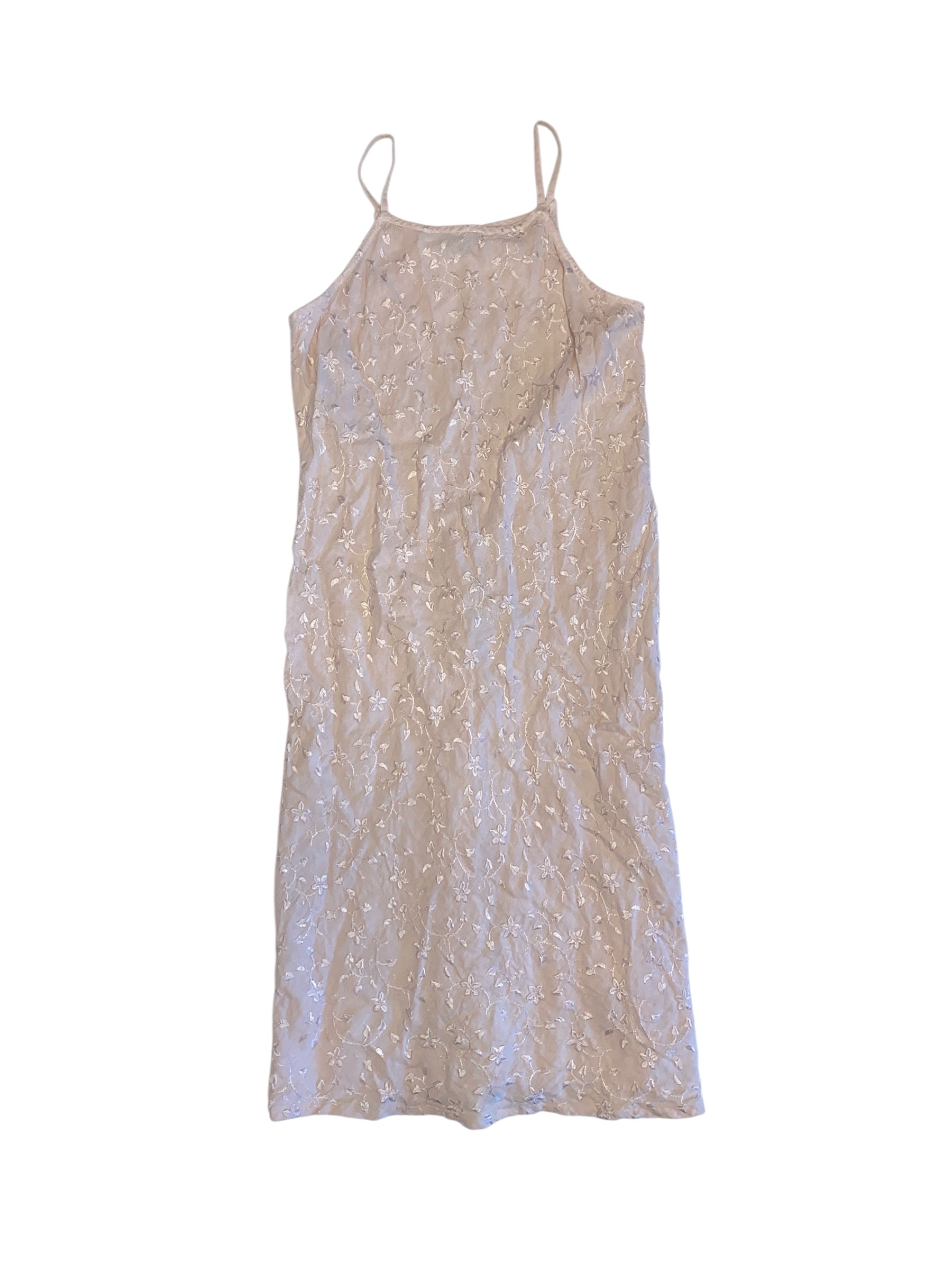 pink karen kane embroidered tank midi dress, 4