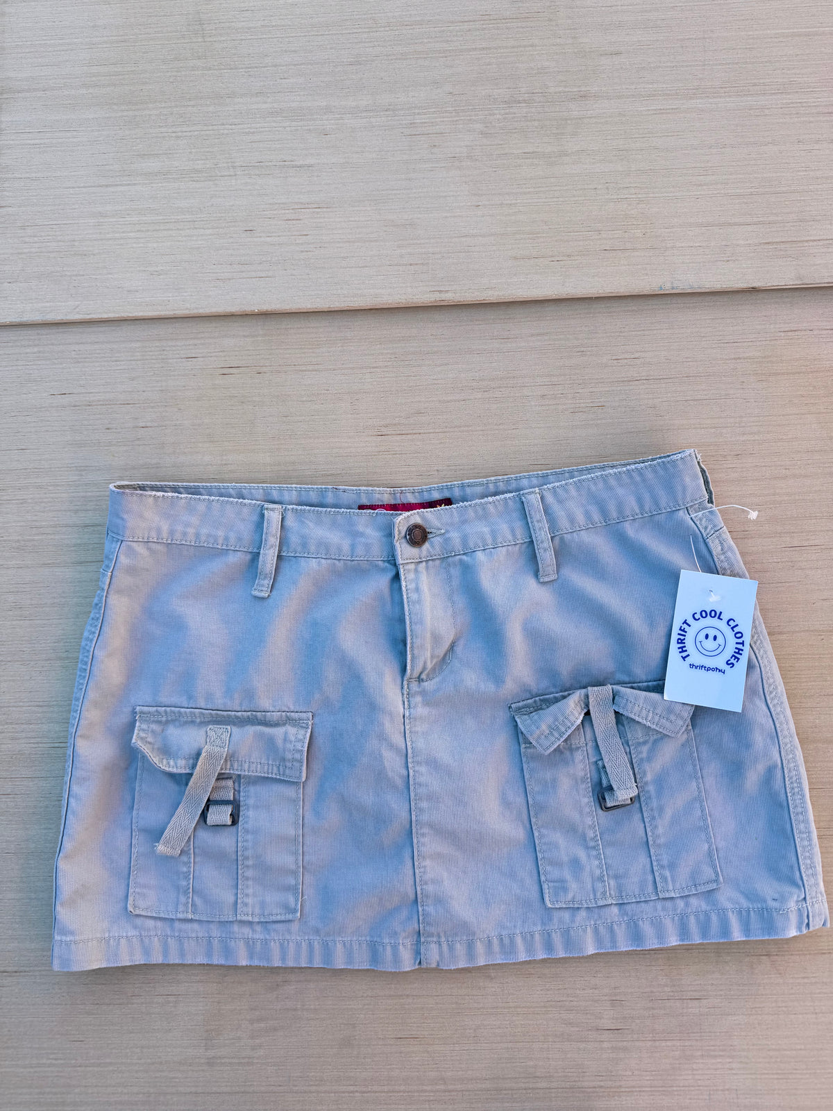 Grey Cargo mini, 12 (fits like a 10)