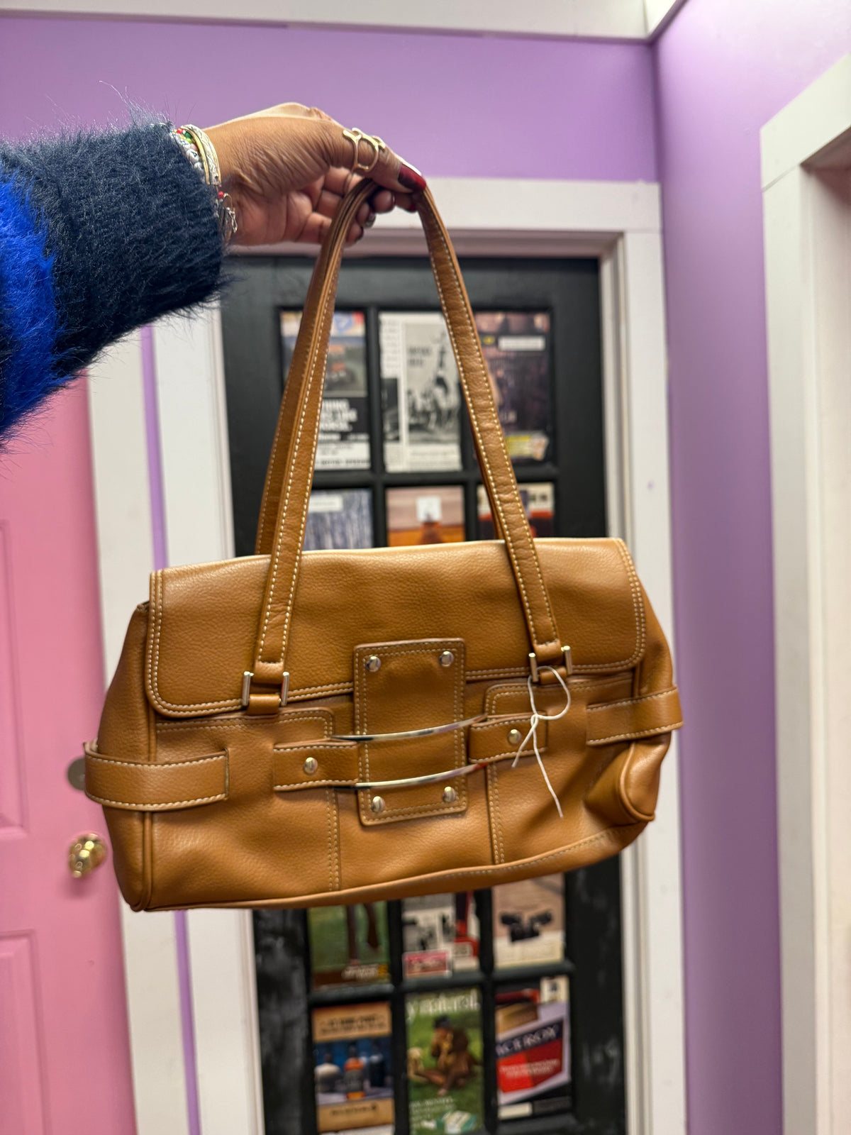 brown liz claiborne brown purse