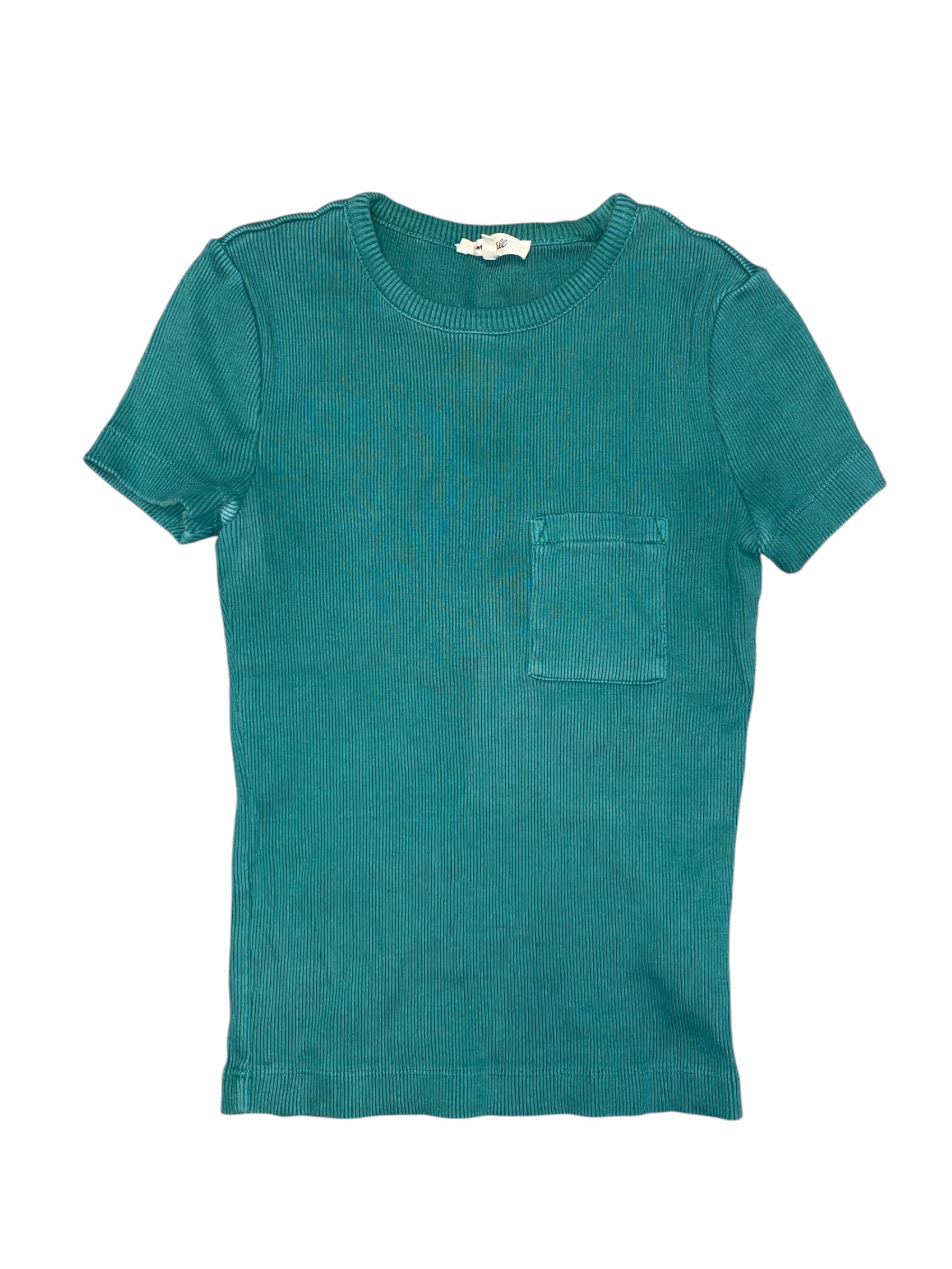 Green Madewell Ribbed tshirt, Xs