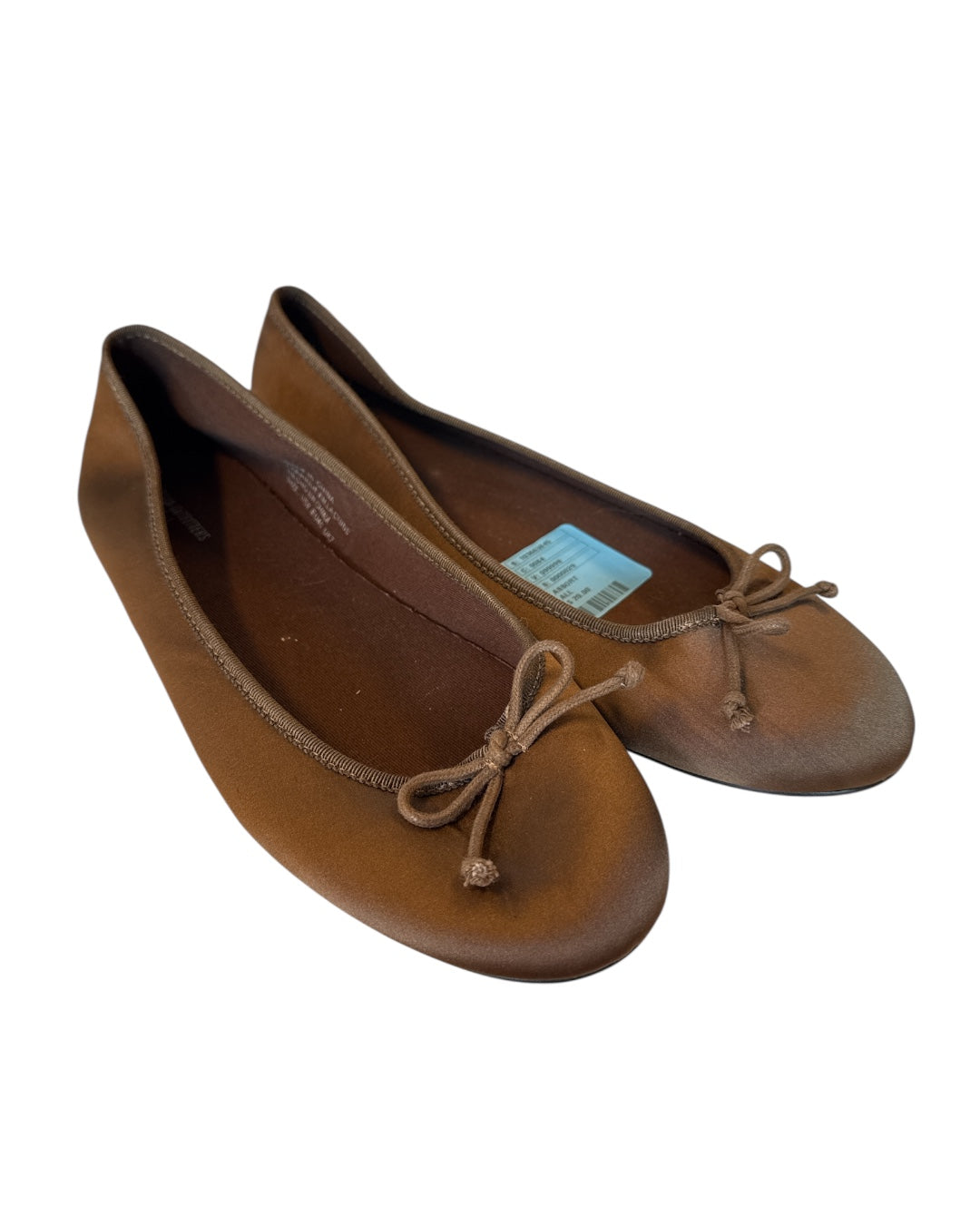 brown urban outfitters satin flats, 9
