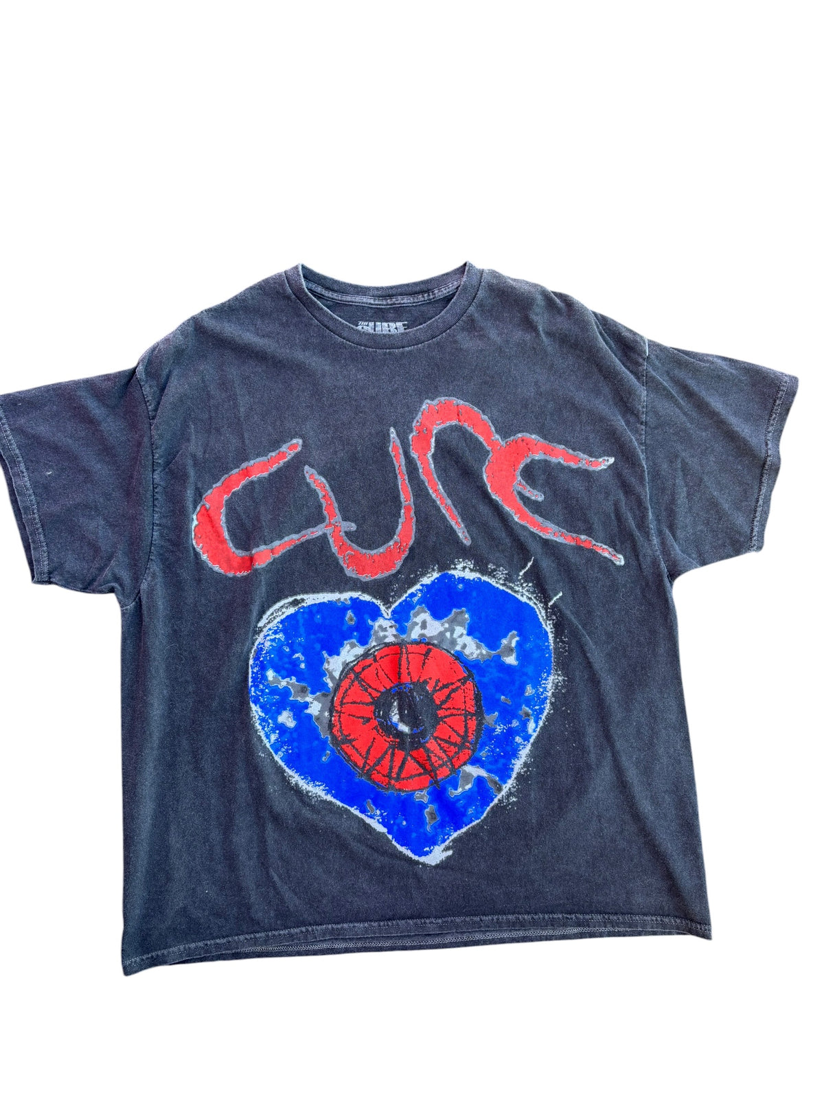 gray red blue the cure the cure tee, s