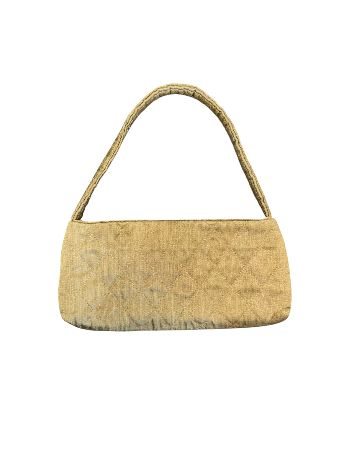 Green Quilted hand bag