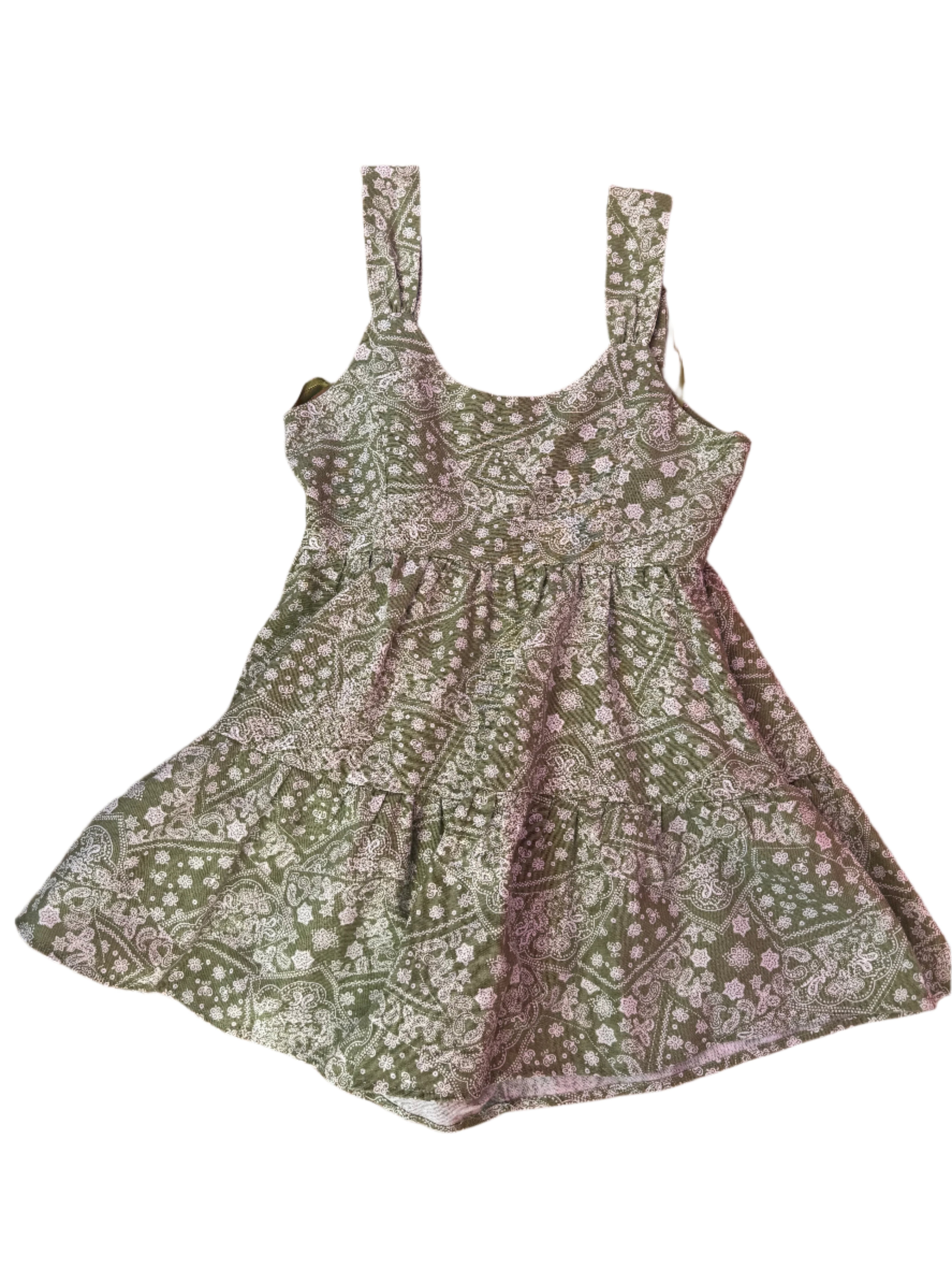 green new in bandana dress, s