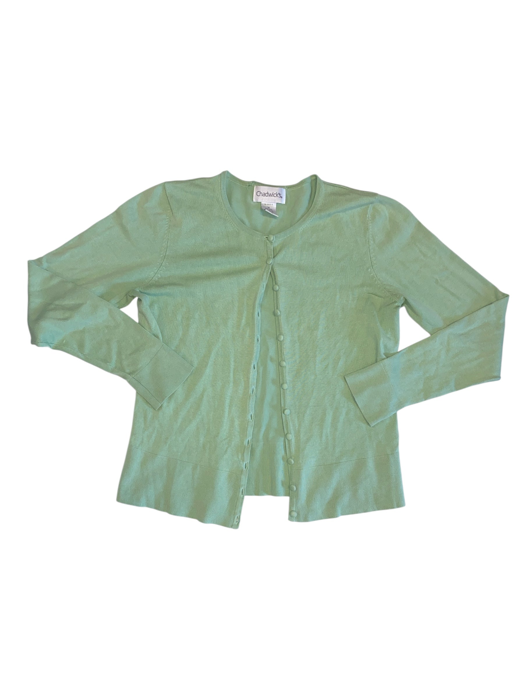 green chadwicks cardigan, m