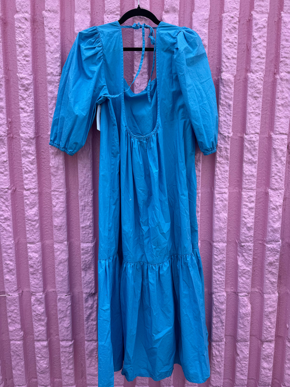 blue just female tiered sundress, xl